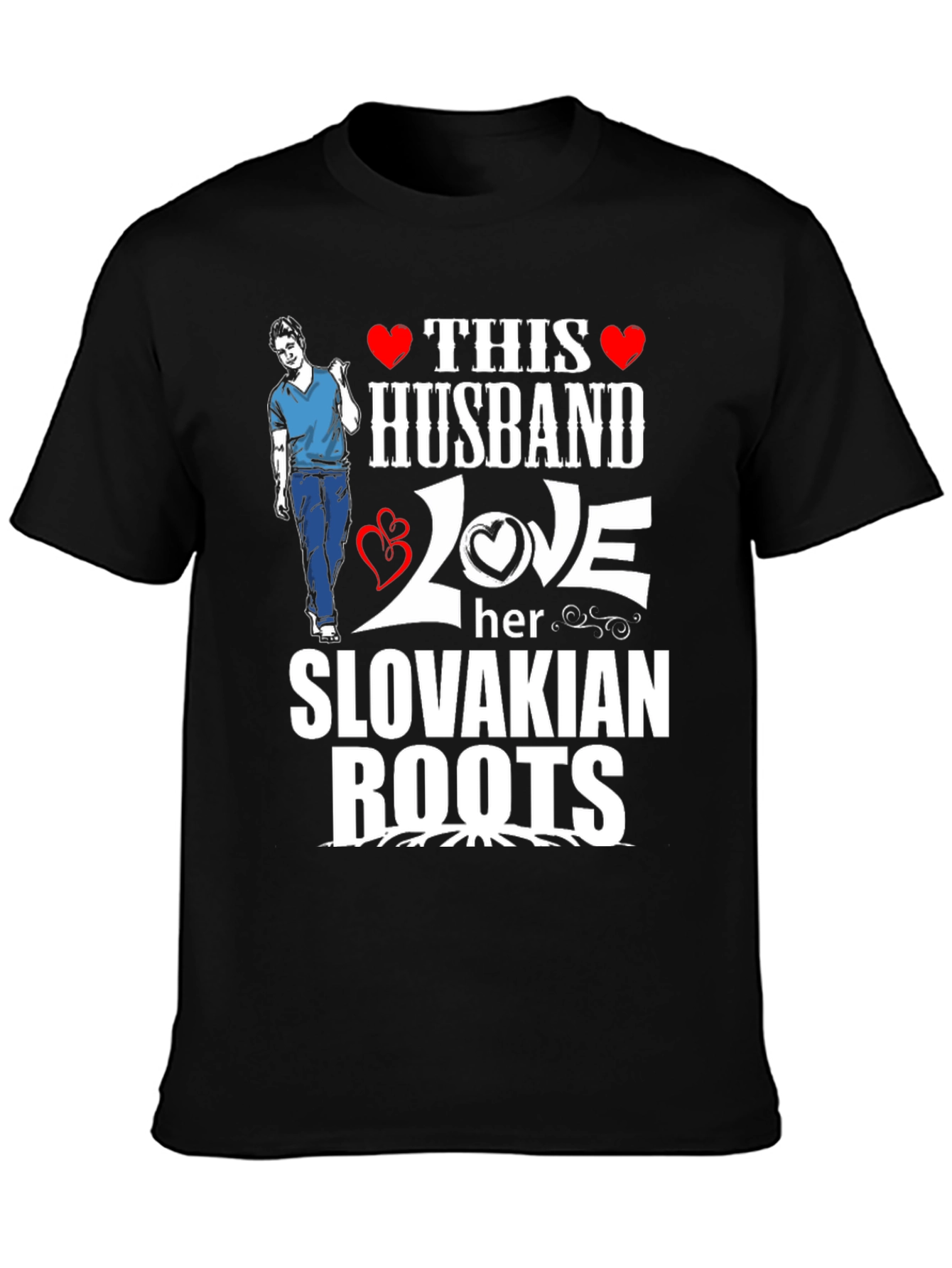Husband Love Slovakian Roots T-Shirt