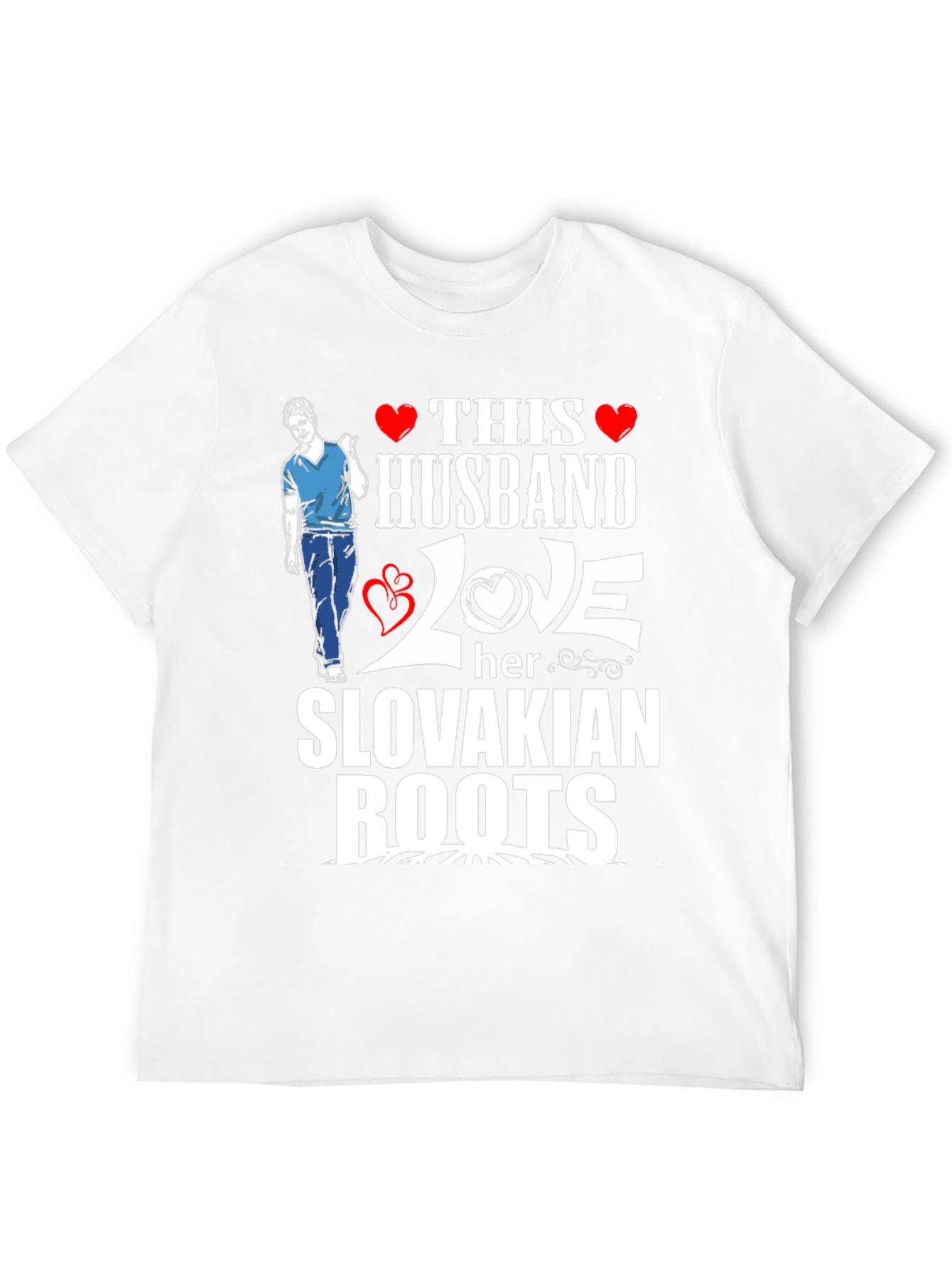 Husband Love Slovakian Roots T-Shirt