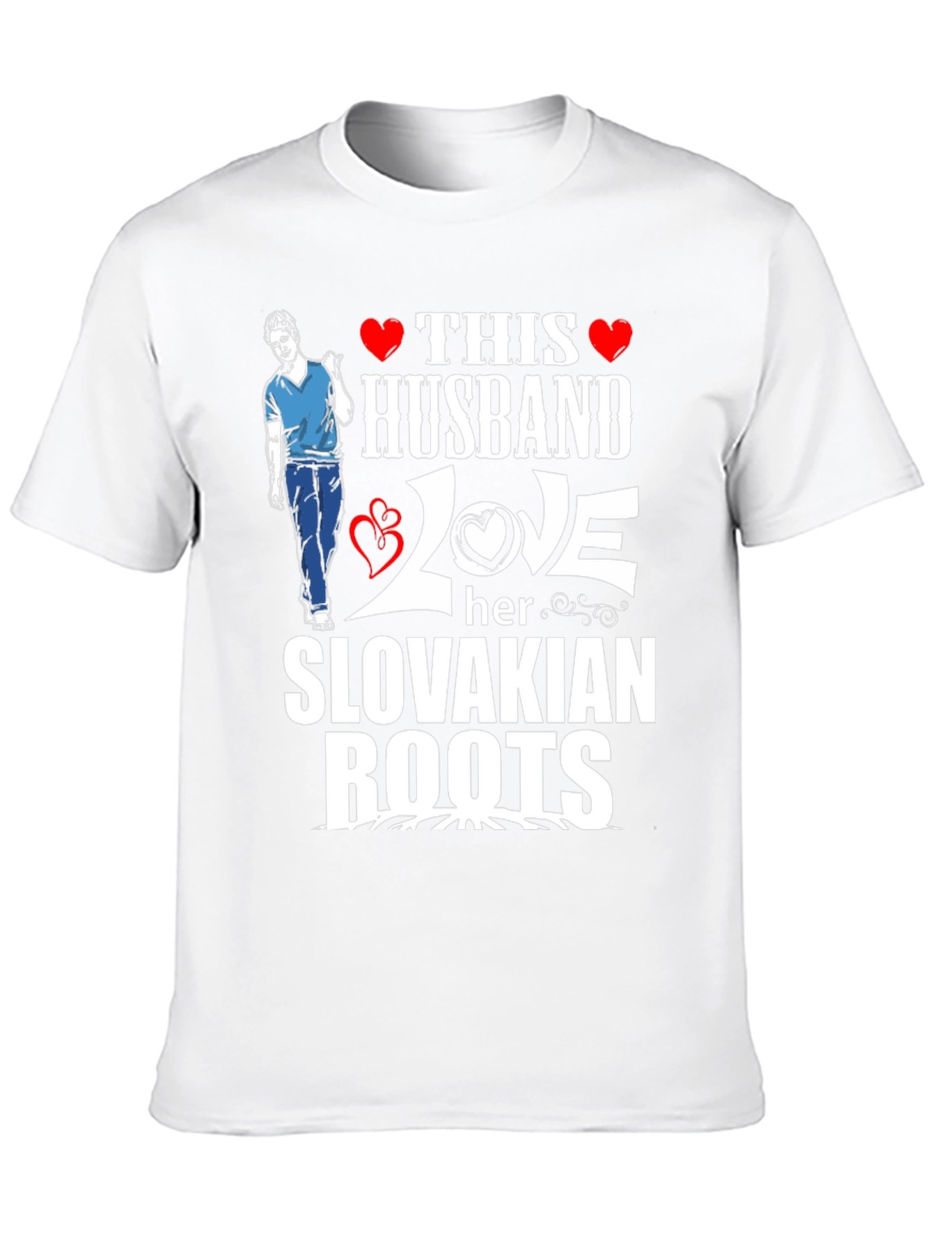 Husband Love Slovakian Roots T-Shirt