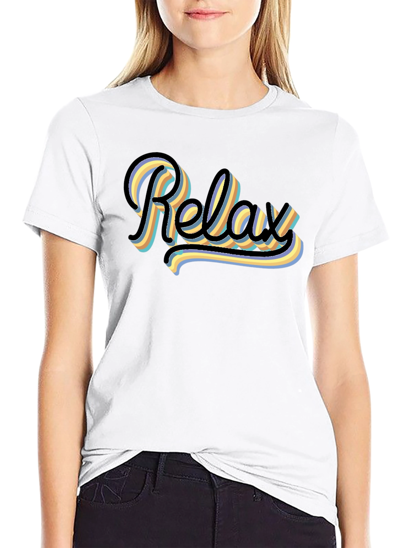 Relax Graphic T-Shirt - Retro Style