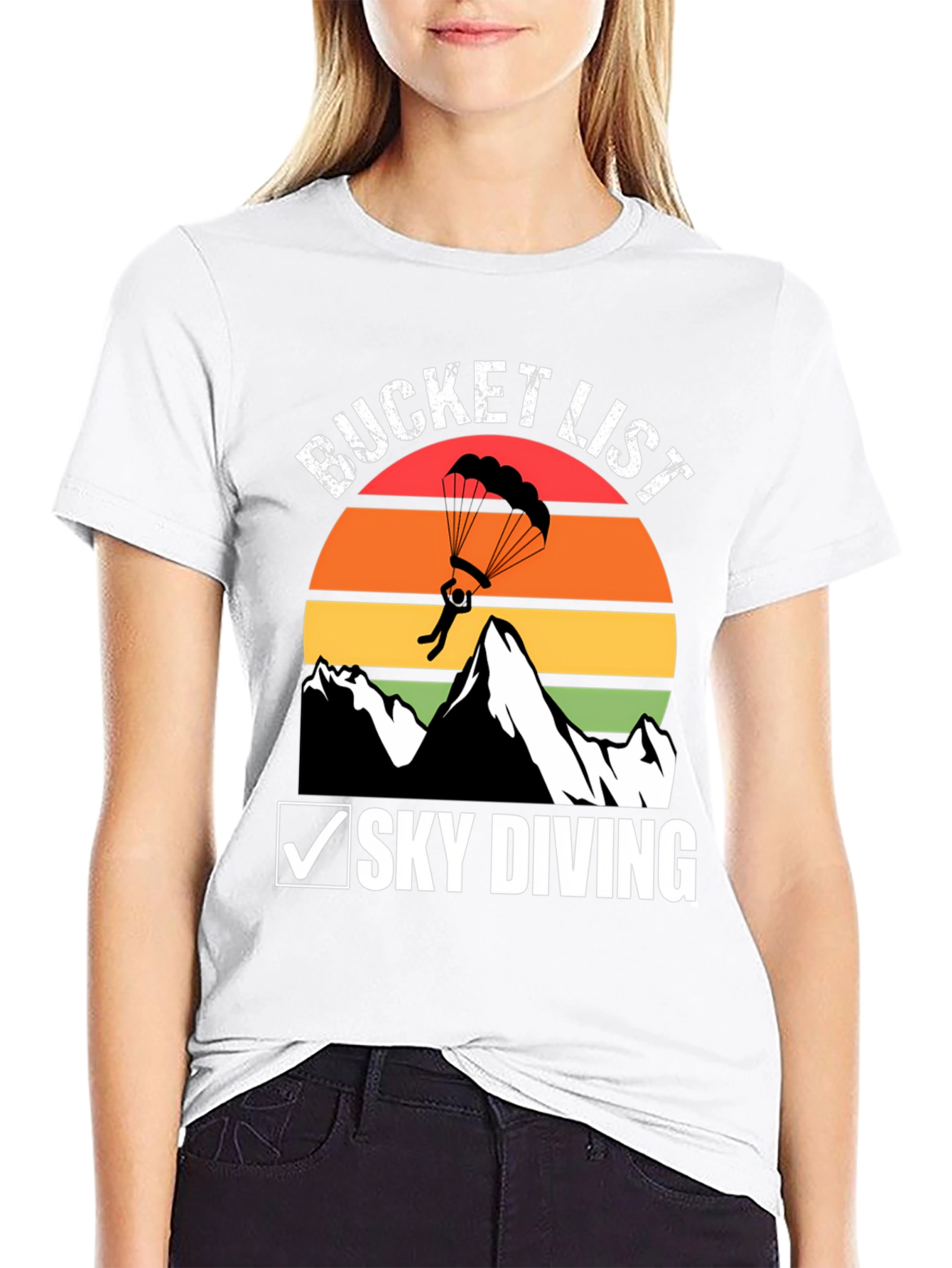 Skydiving Bucket List T-Shirt