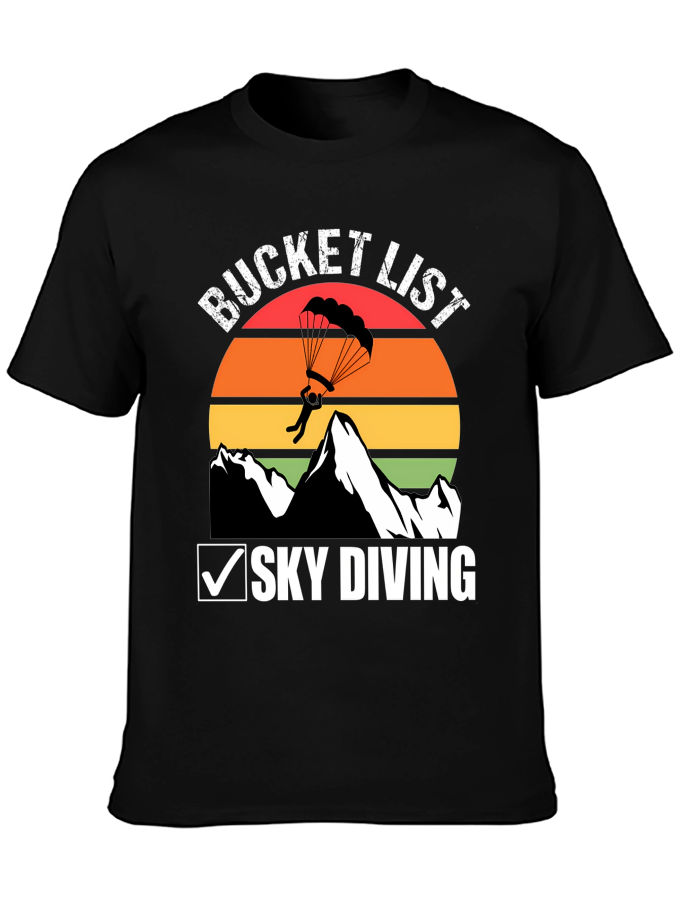 Skydiving Bucket List T-Shirt