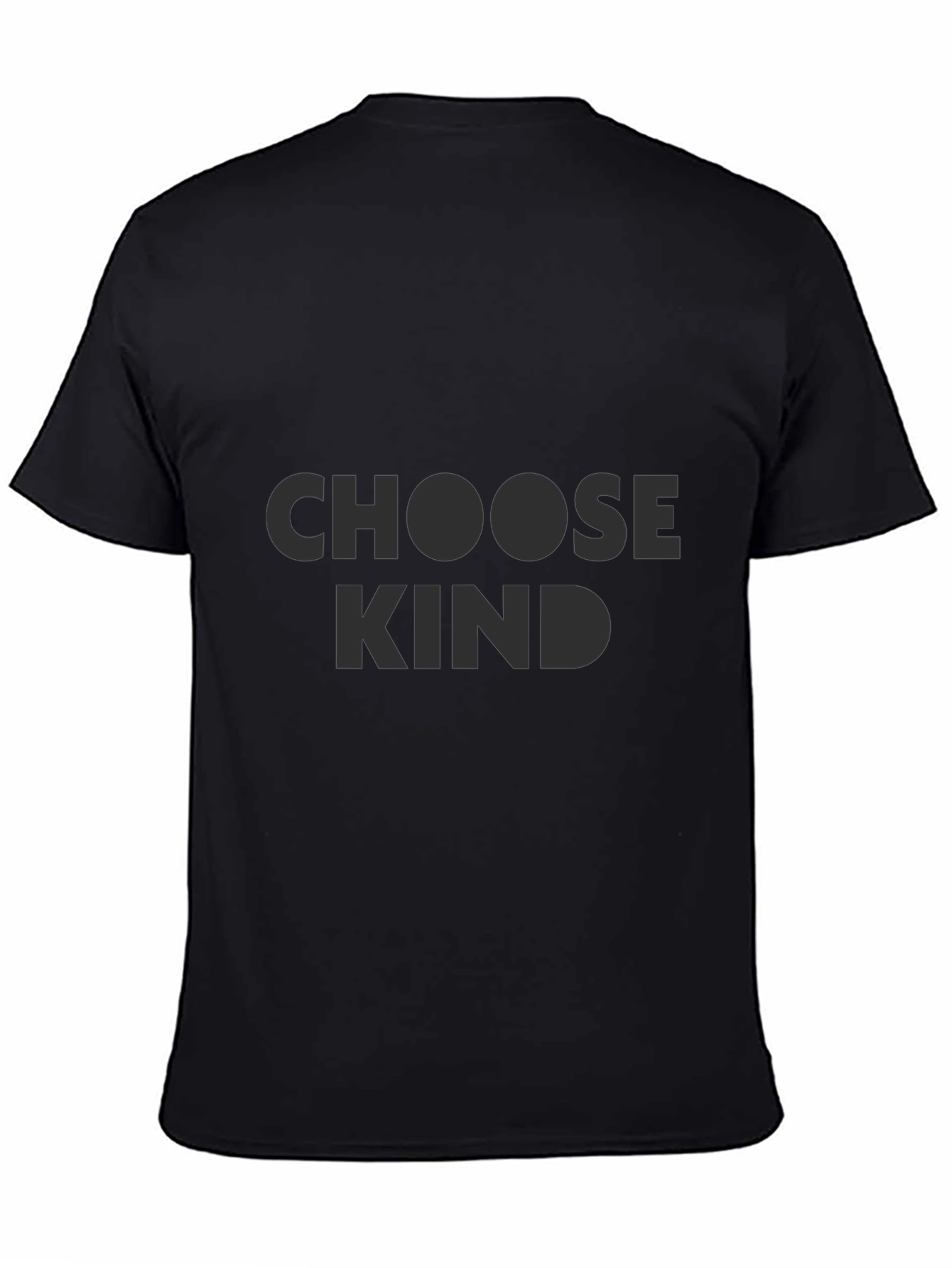 Choose Kind Black T-Shirt - Inspirational Mens Tee