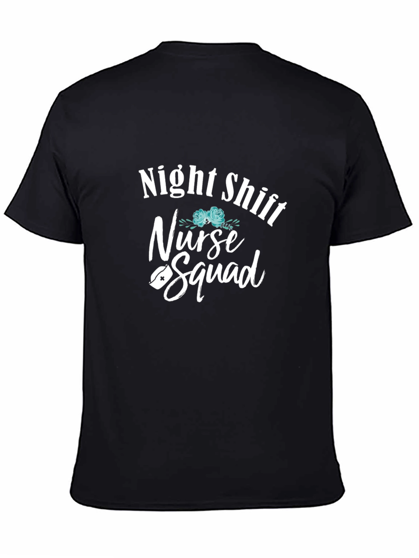 Night Shift Nurse Squad Graphic Tee - Black