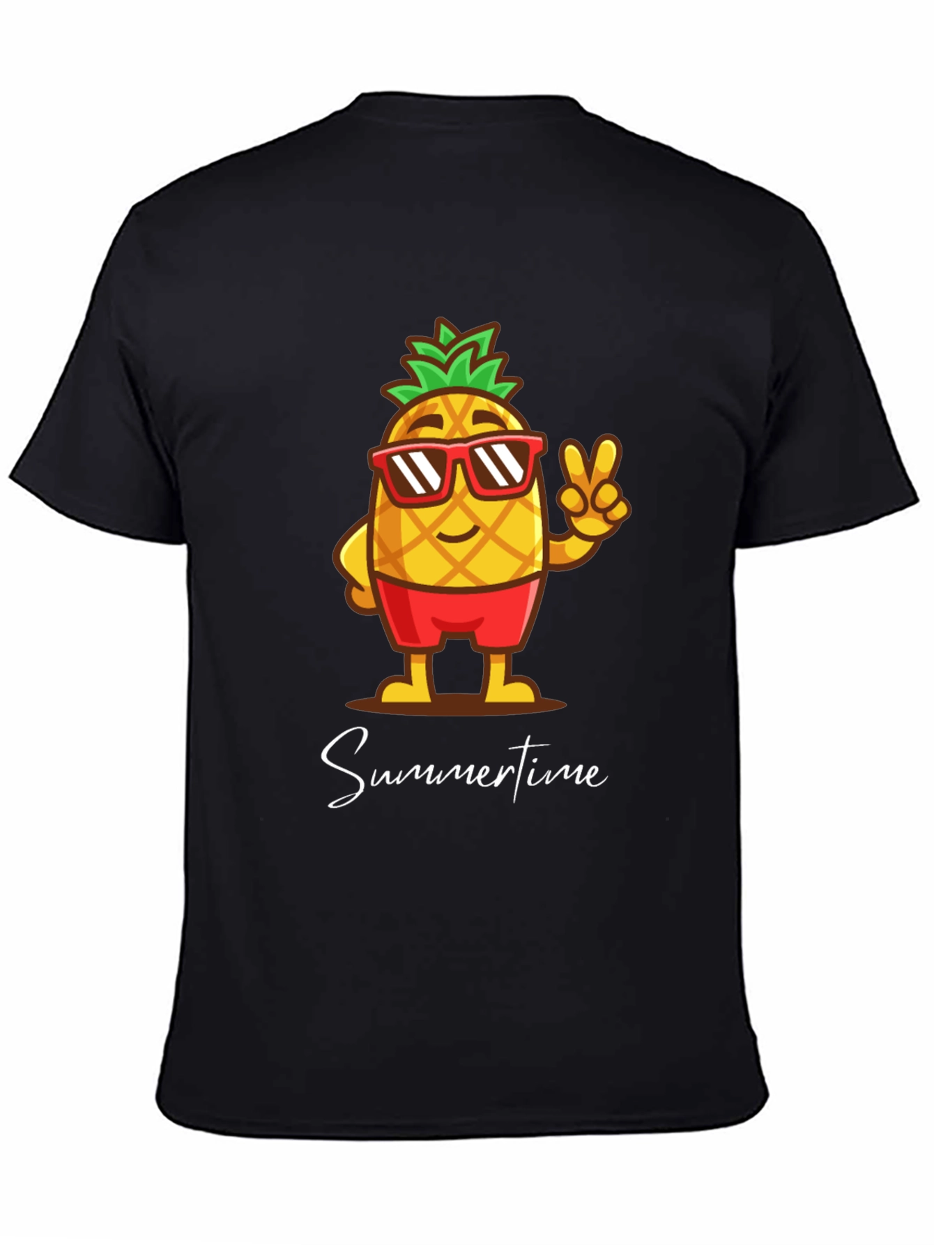 Summertime Pineapple Graphic T-Shirt