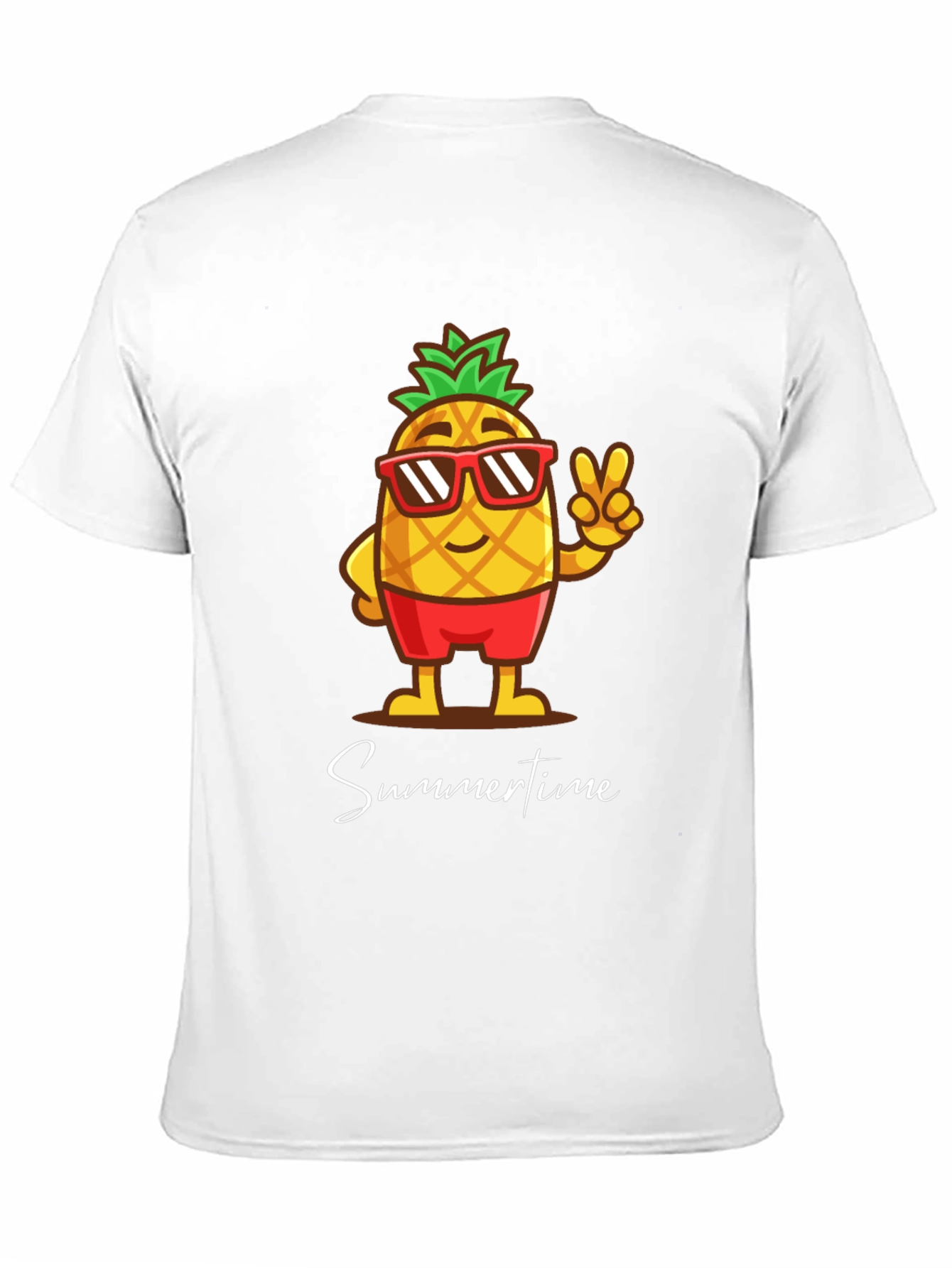 Summertime Pineapple Graphic T-Shirt
