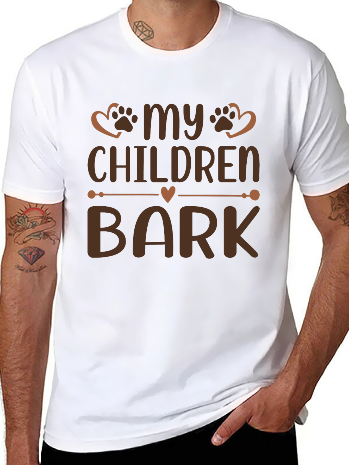 My Children Bark T-Shirt Dog Lover Tee