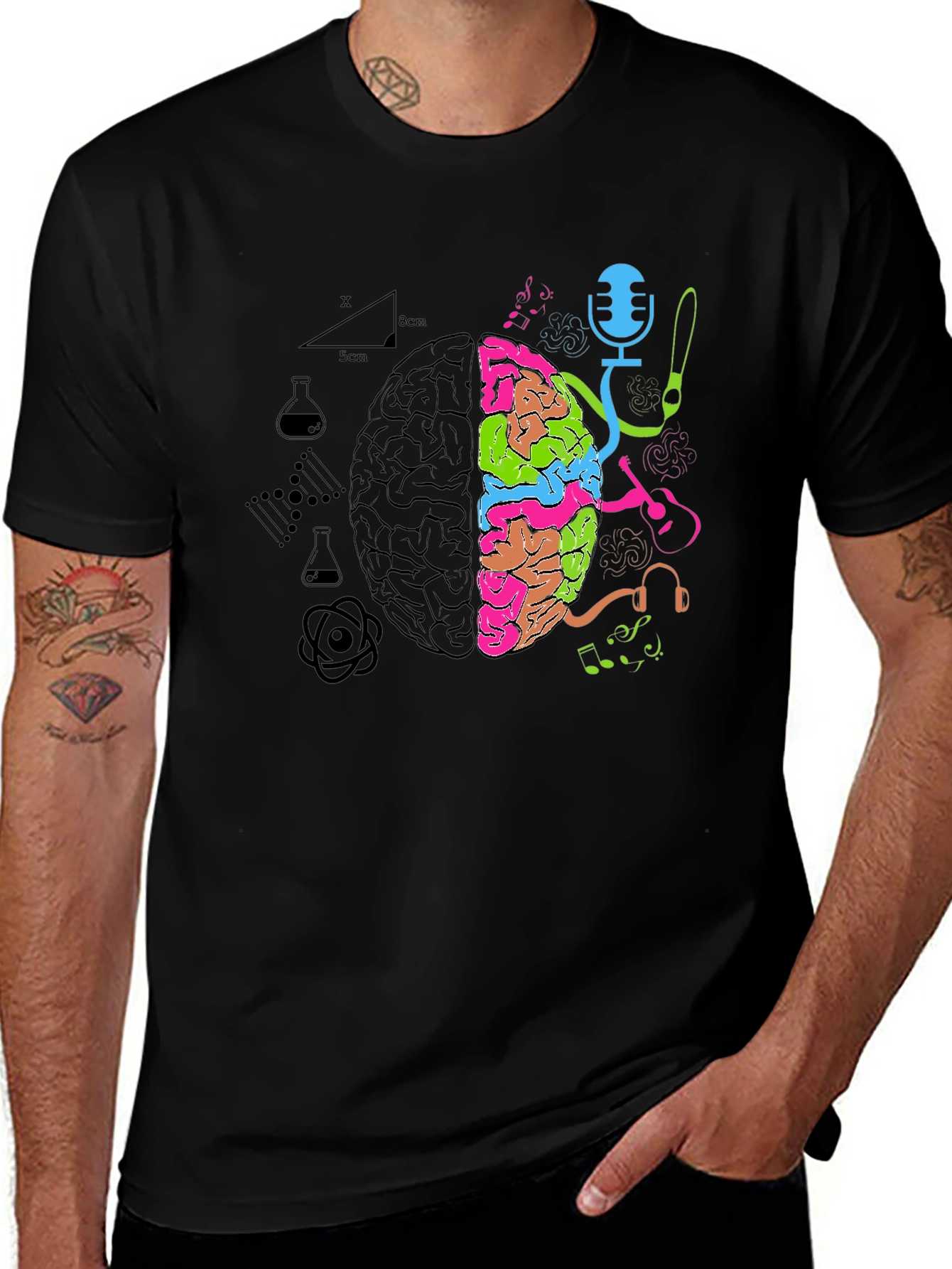 Brain Art vs Science T-Shirt