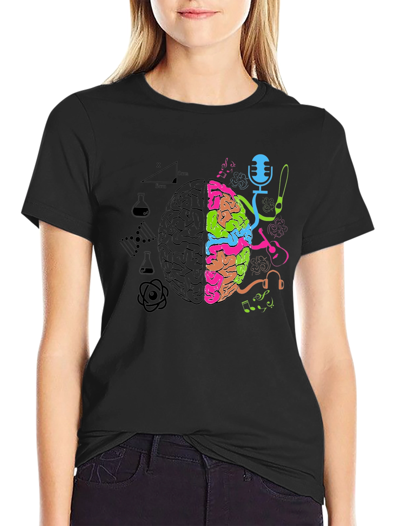 Brain Art vs Science T-Shirt