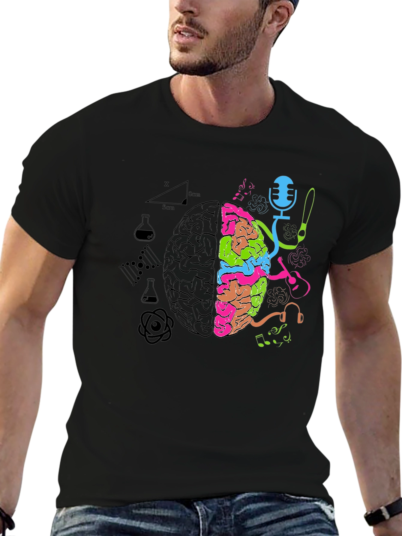 Brain Art vs Science T-Shirt