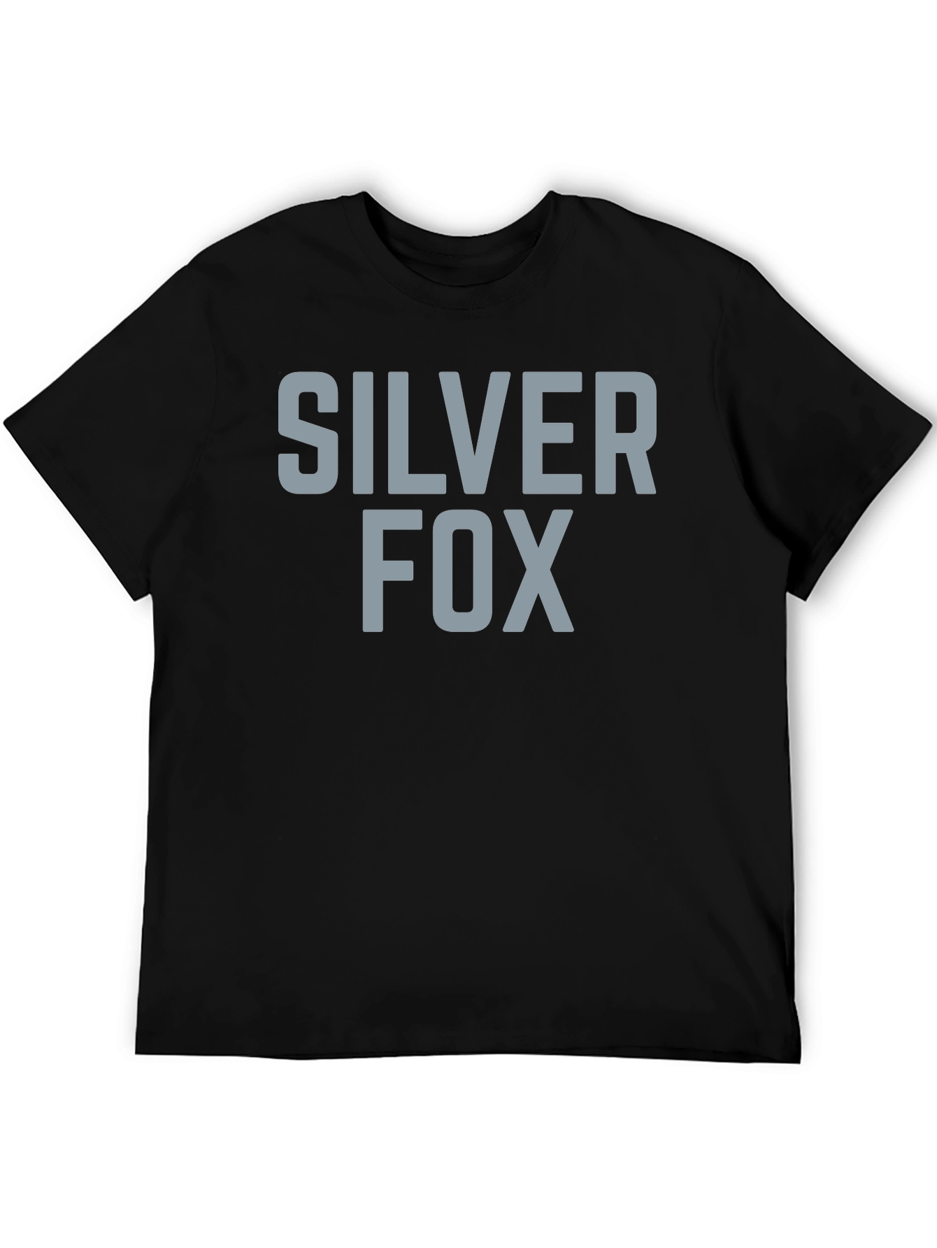 Silver Fox Graphic Tee - Black