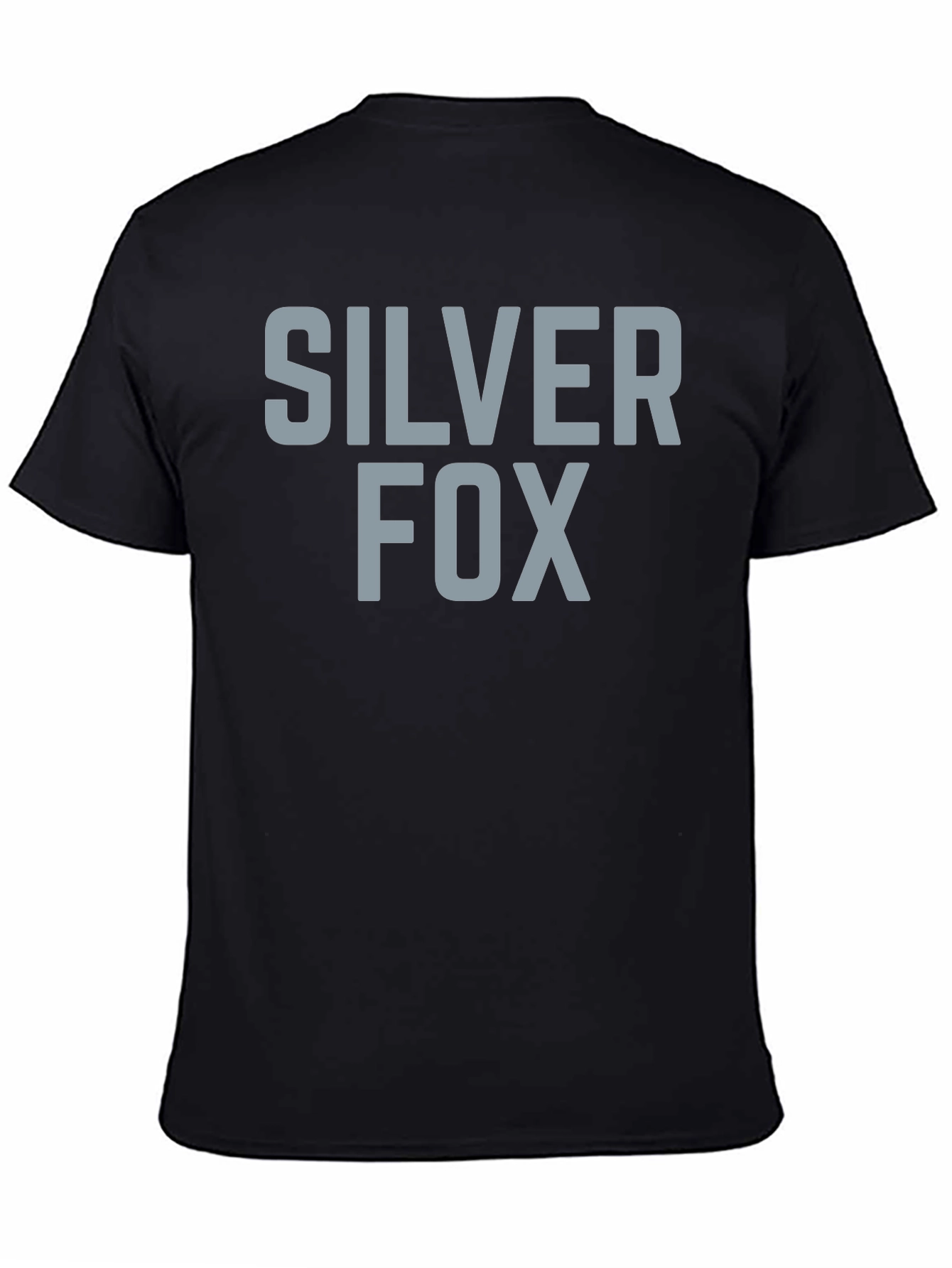 Silver Fox Graphic Tee - Black