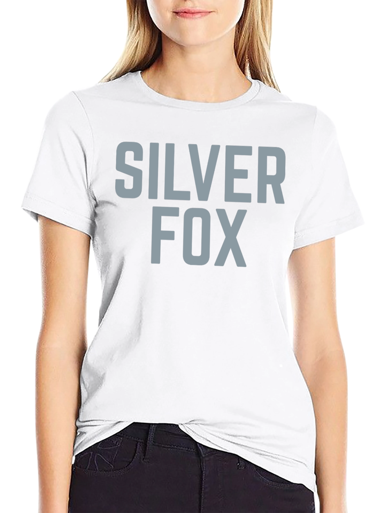 Silver Fox Graphic Tee - Black