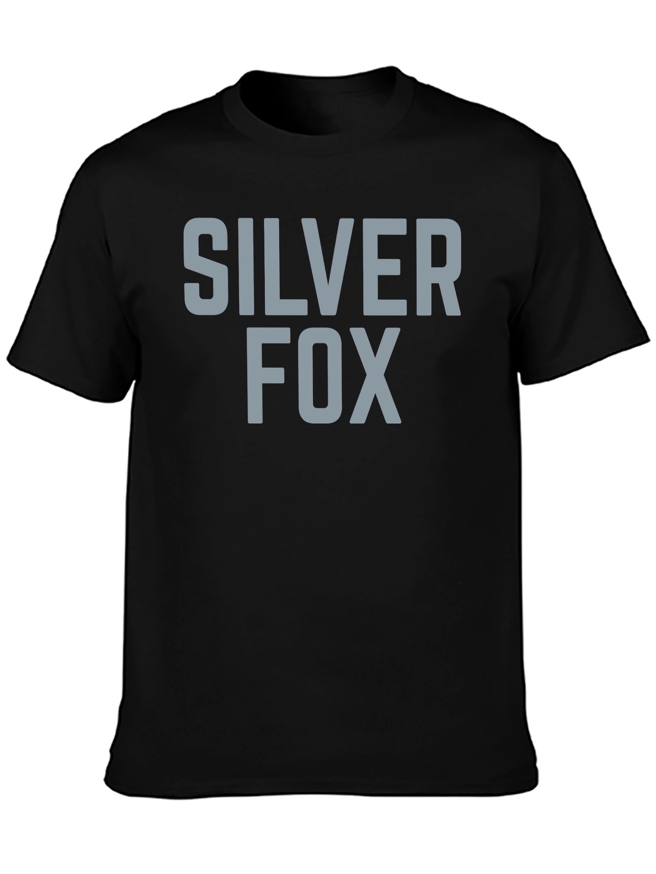 Silver Fox Graphic Tee - Black