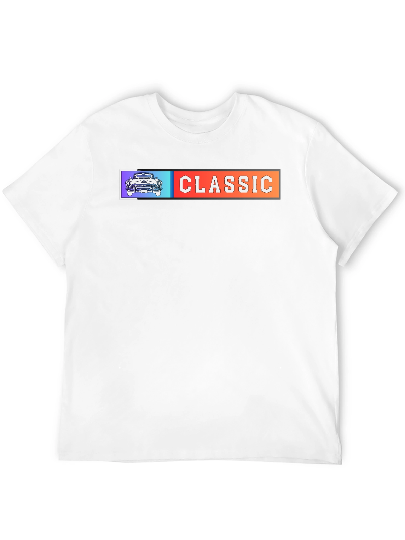 Classic Car Graphic Tee - Mens Black T-Shirt