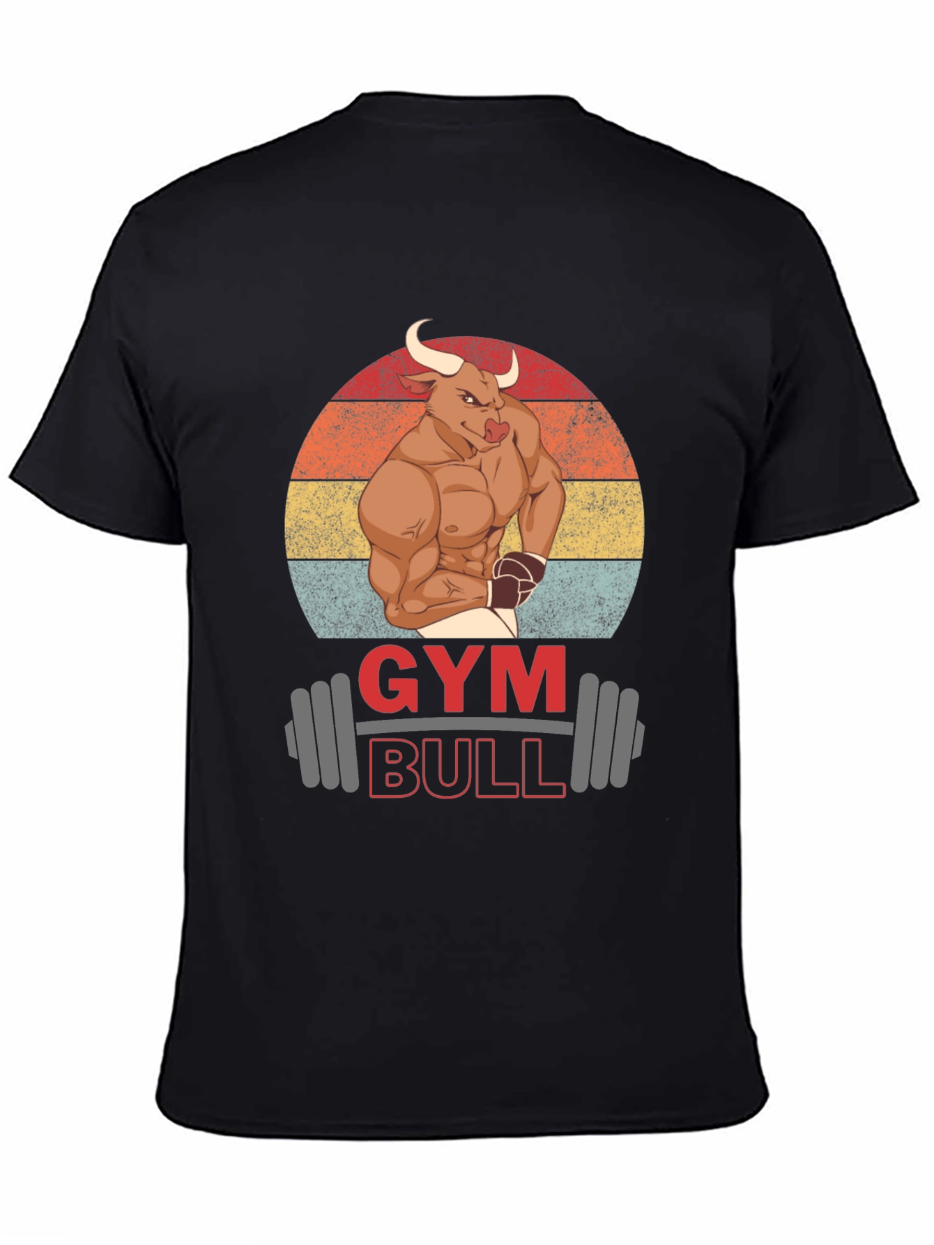 Gym Bull Graphic T-Shirt - Muscle & Fitness Tee