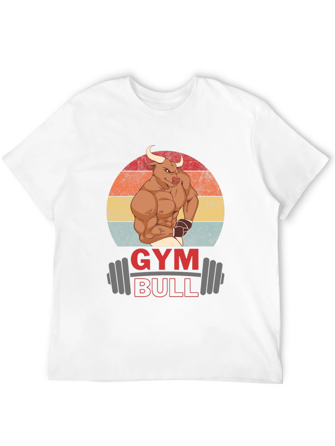 Gym Bull Graphic T-Shirt - Muscle & Fitness Tee