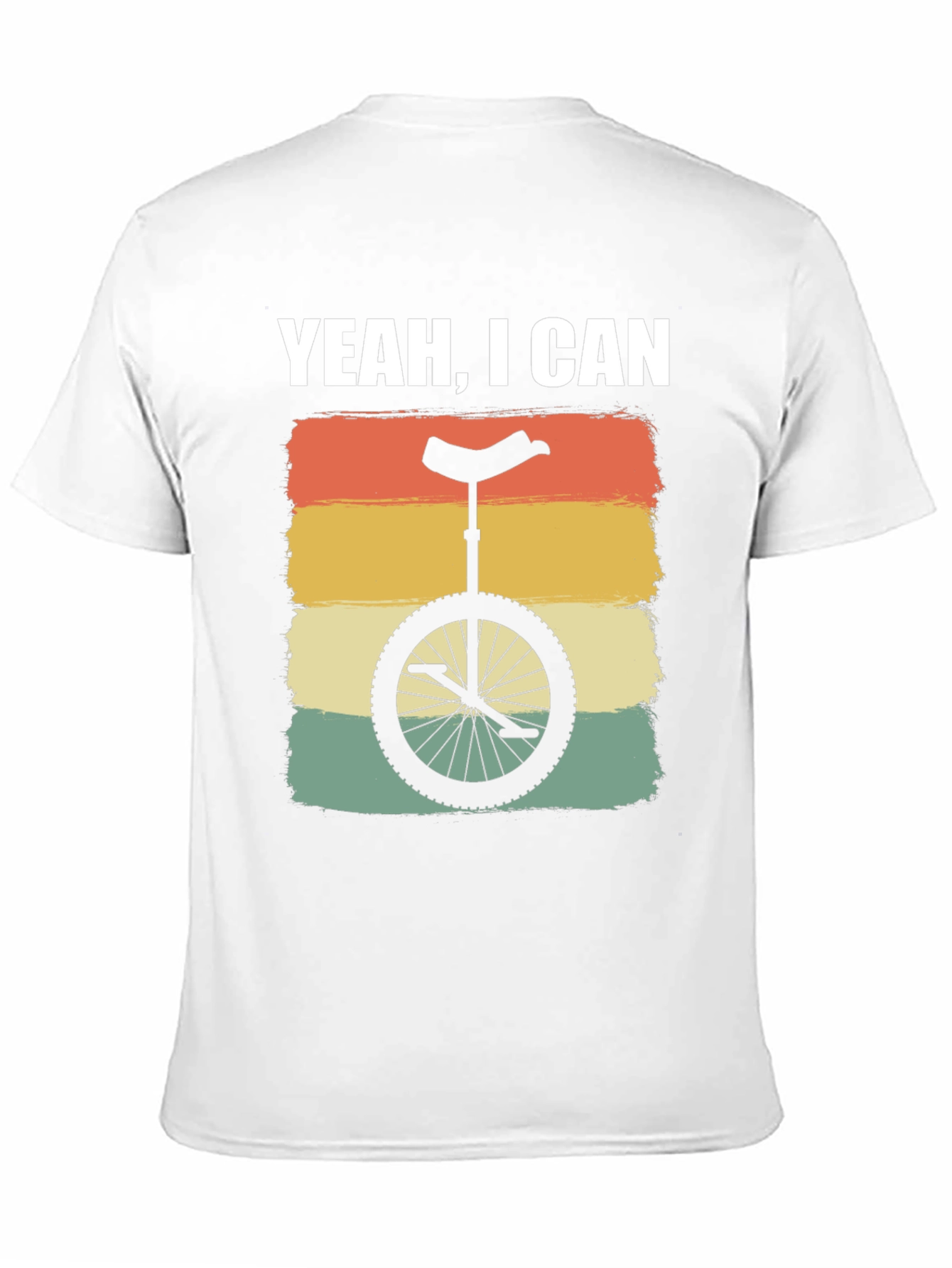 Yeah I Can Unicycle T-Shirt - Retro Style