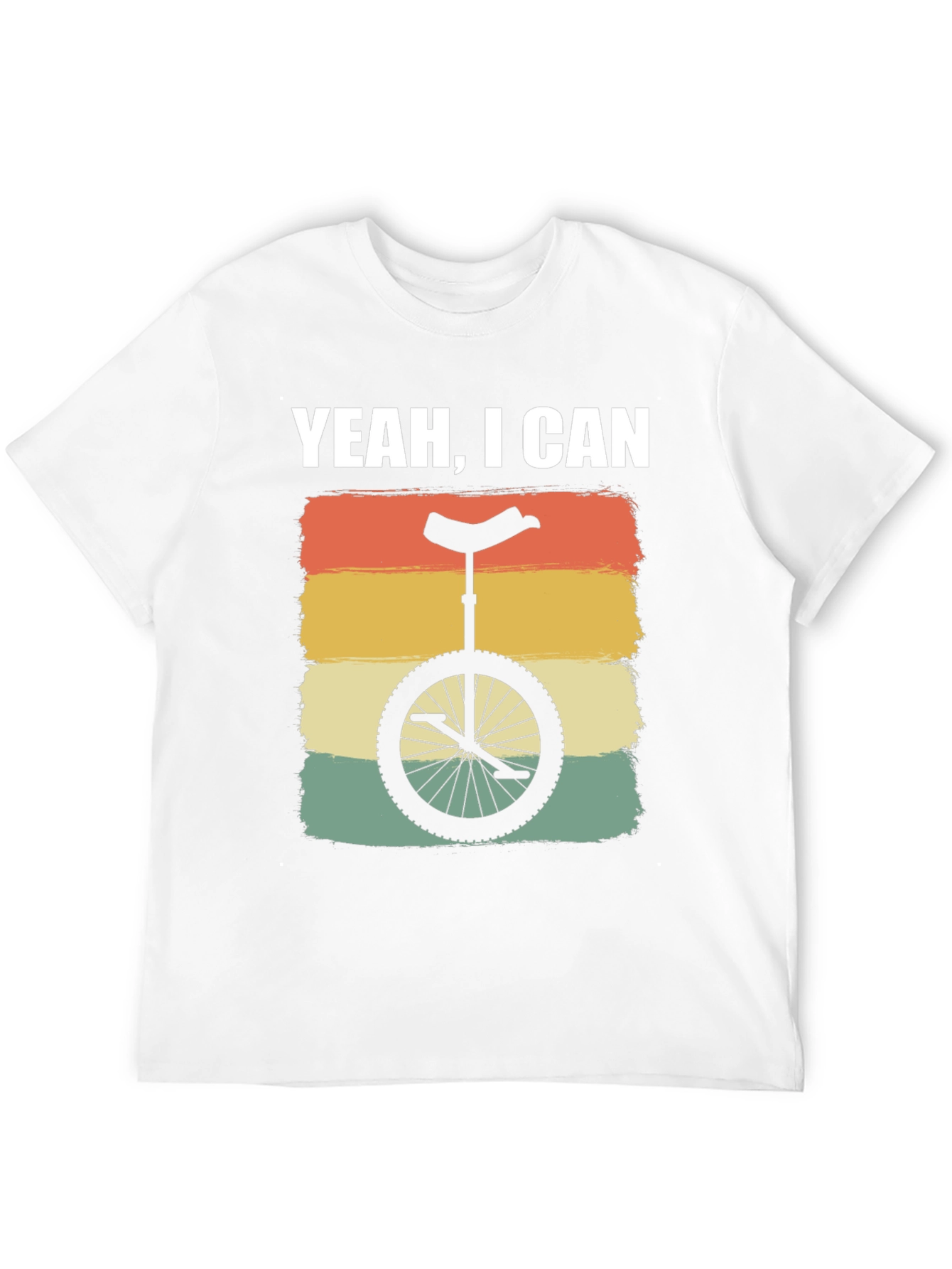 Yeah I Can Unicycle T-Shirt - Retro Style