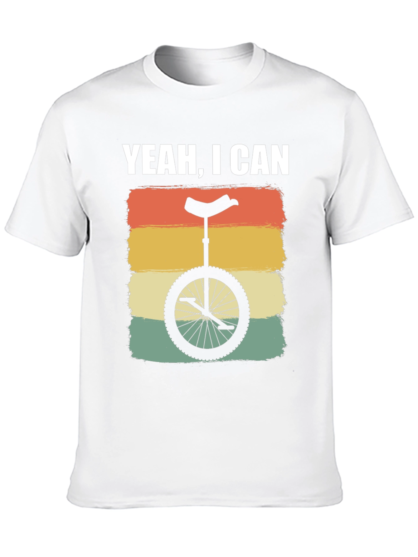 Yeah I Can Unicycle T-Shirt - Retro Style
