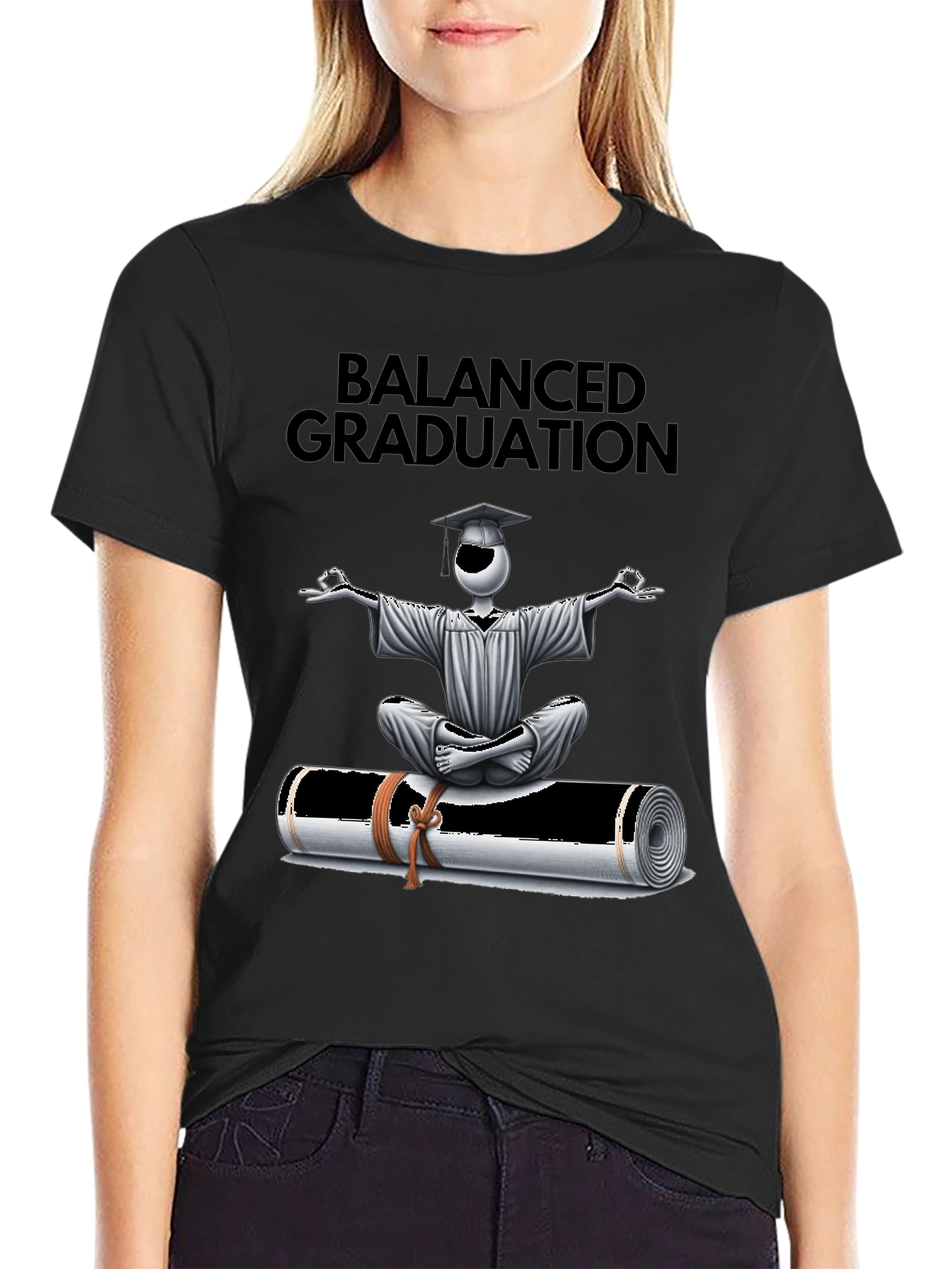 Balanced Graduation Graphic T-Shirt