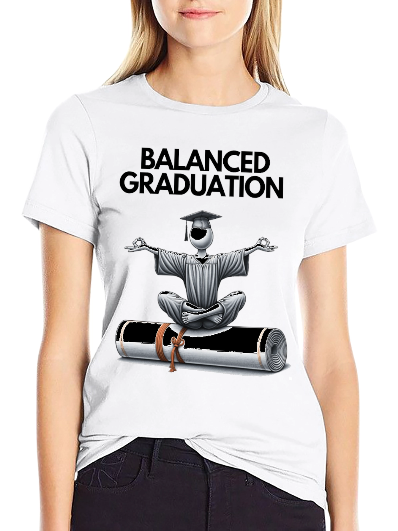 Balanced Graduation Graphic T-Shirt