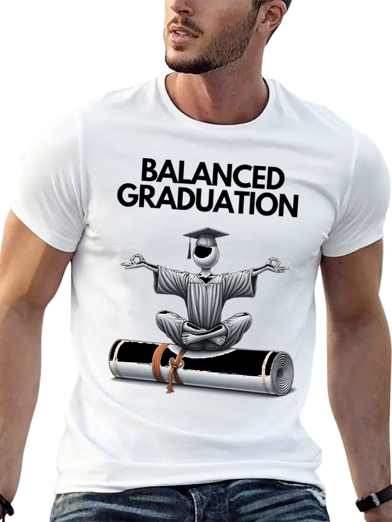 Balanced Graduation Graphic T-Shirt