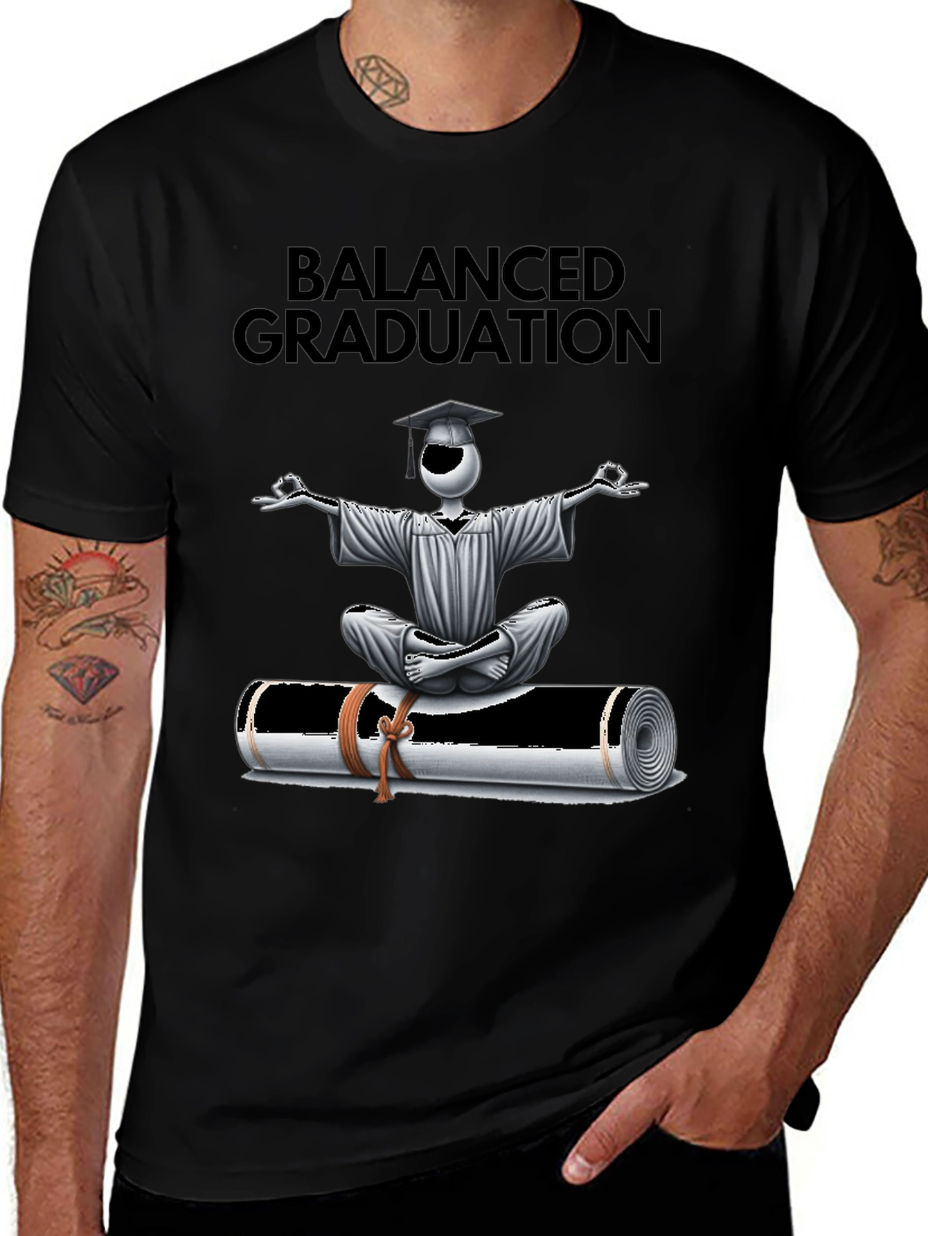 Balanced Graduation Graphic T-Shirt
