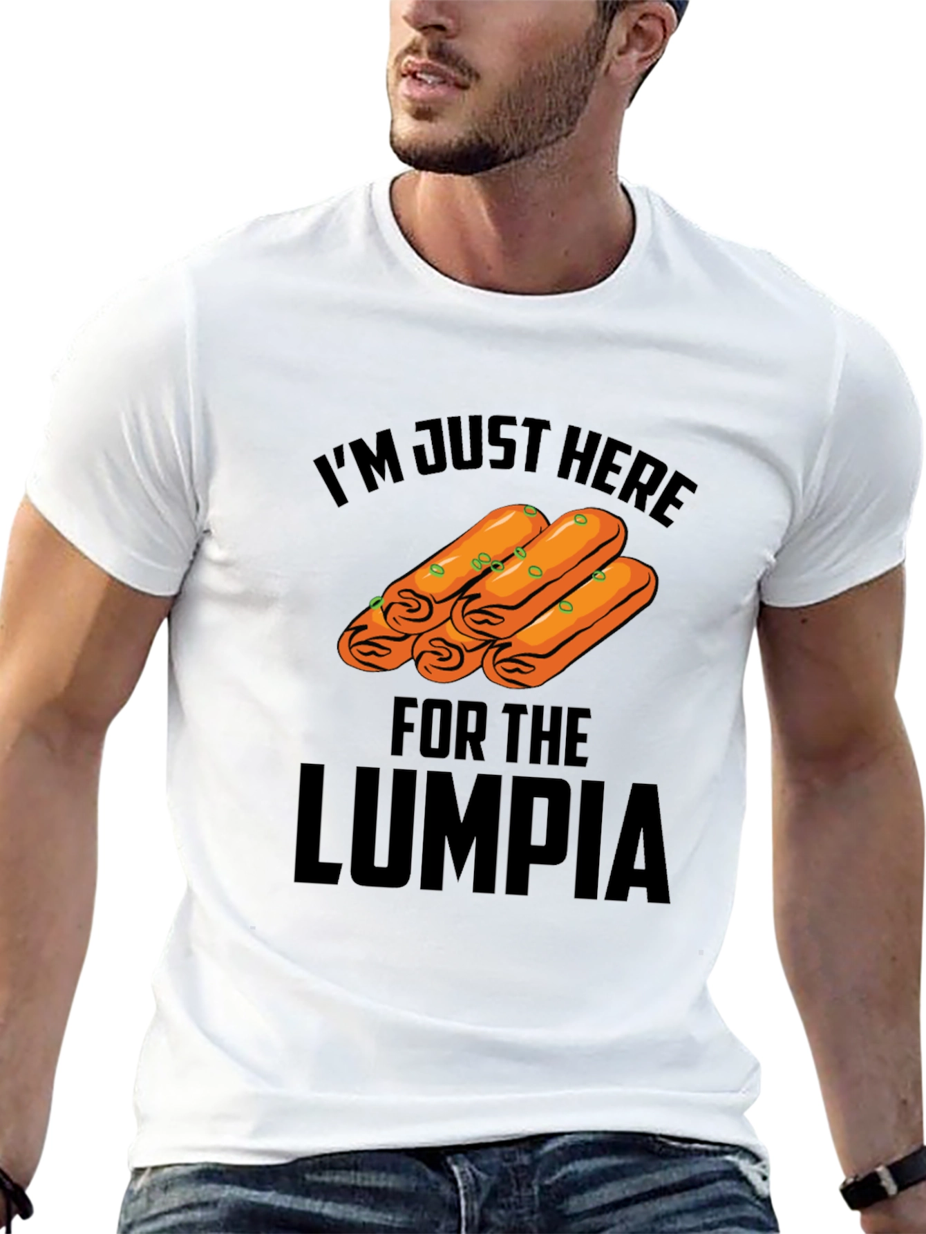 Lumpia Lover T-Shirt - Funny Foodie Tee