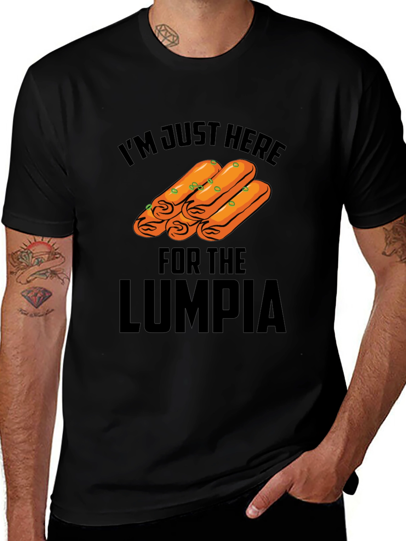 Lumpia Lover T-Shirt - Funny Foodie Tee