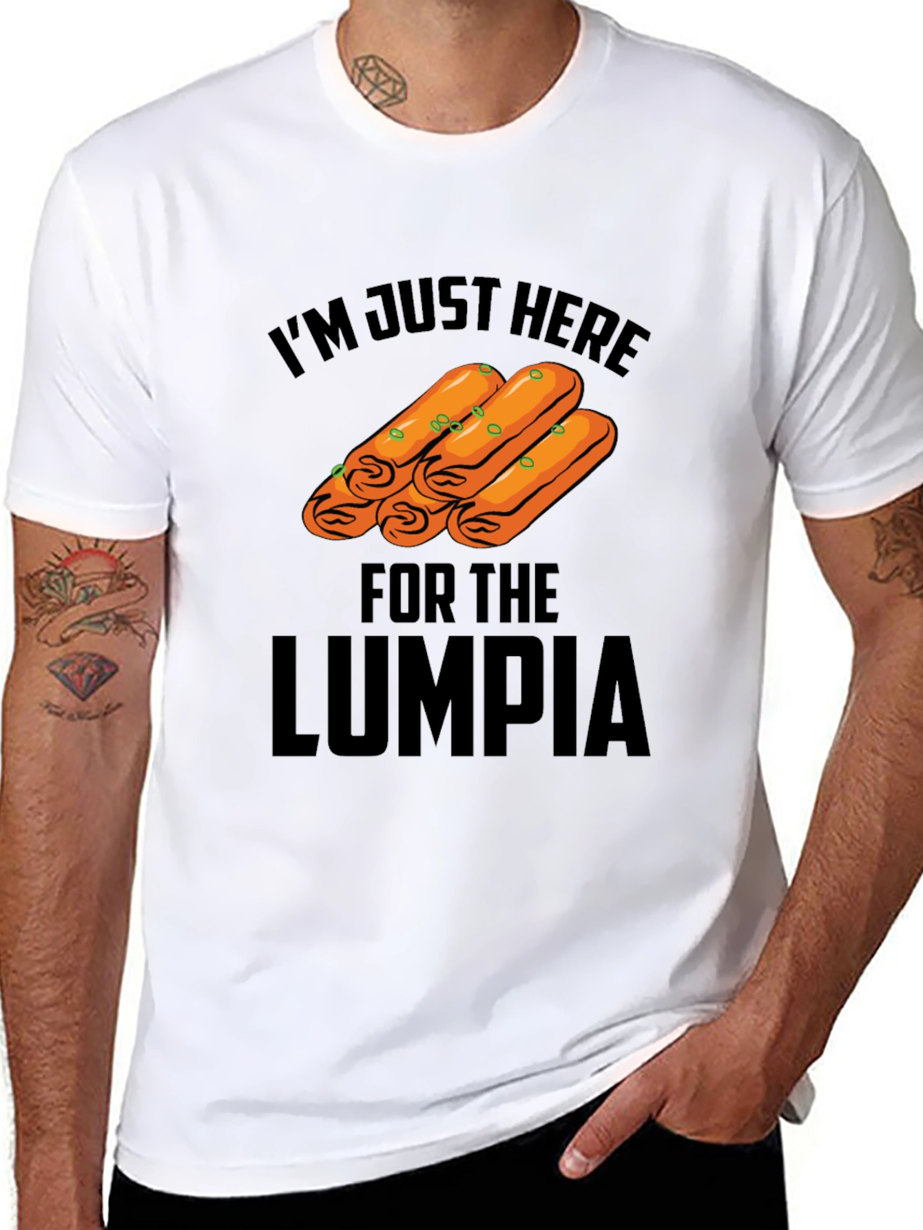 Lumpia Lover T-Shirt - Funny Foodie Tee