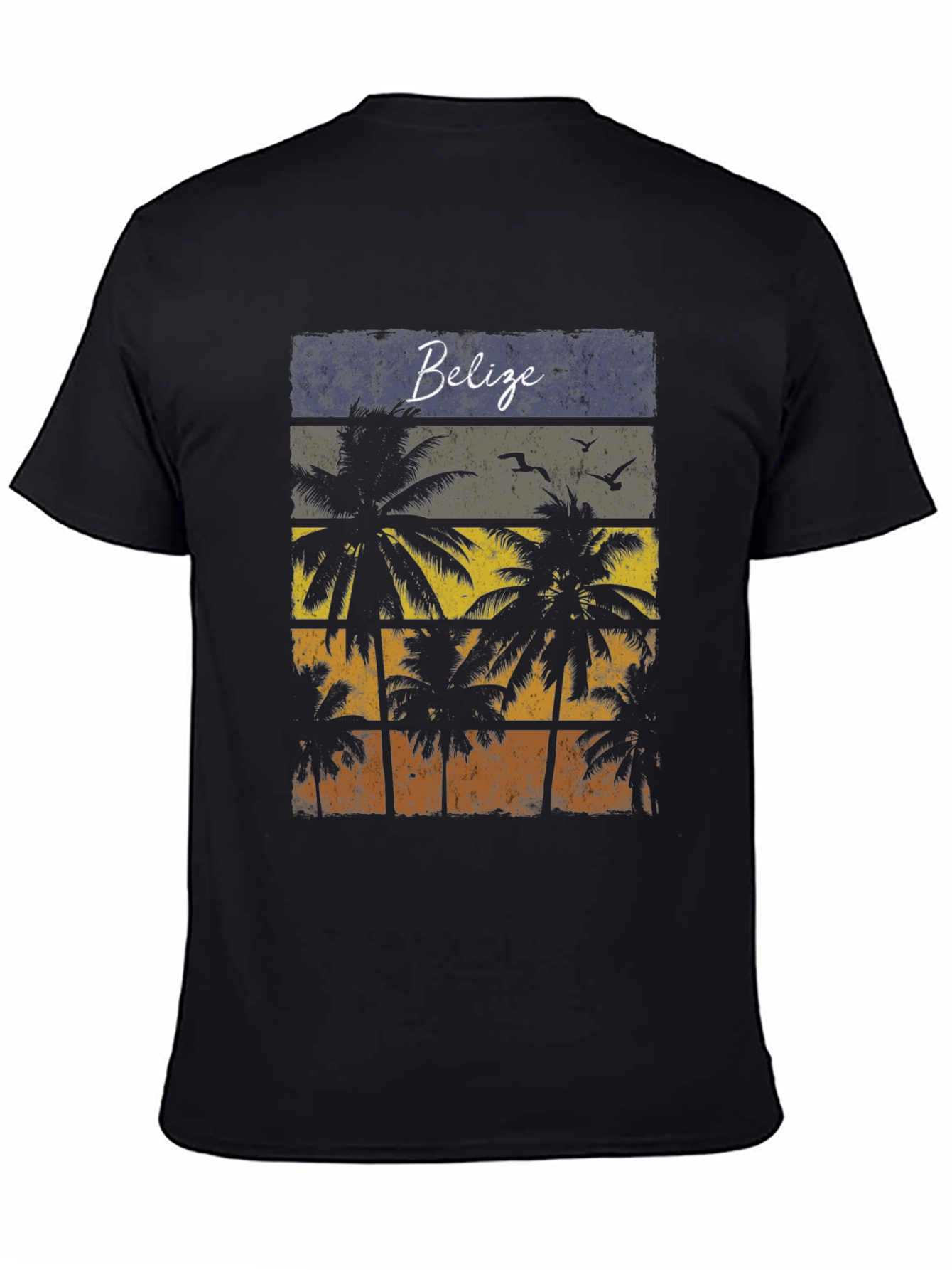 Belize Palm Tree Graphic T-Shirt