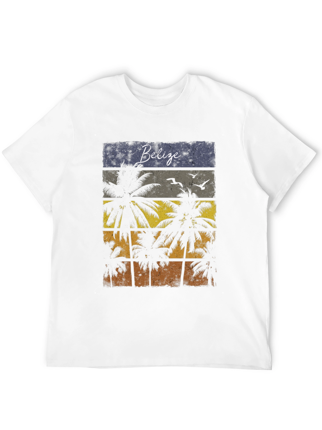 Belize Palm Tree Graphic T-Shirt