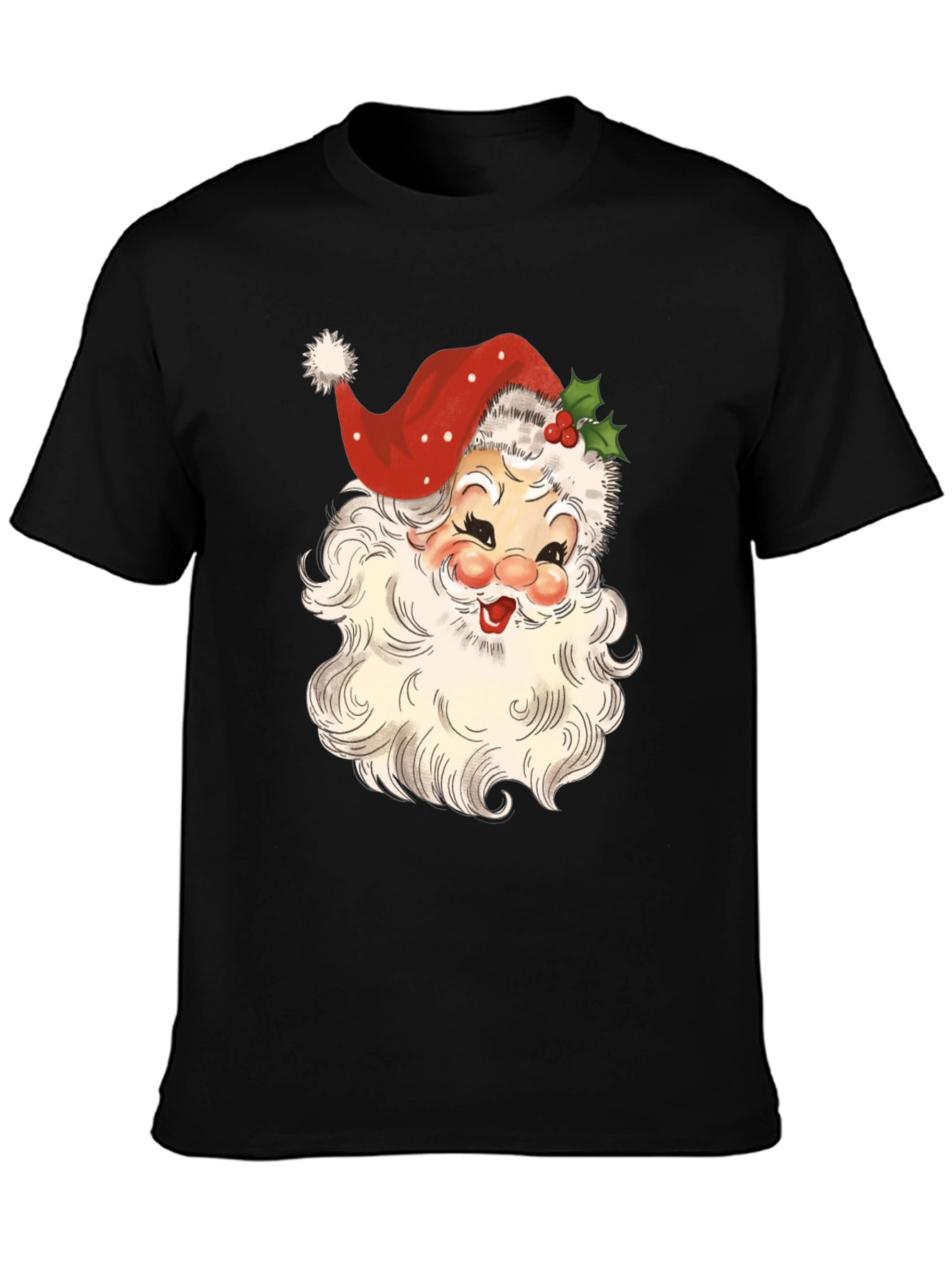 Retro Santa Claus Graphic Tee