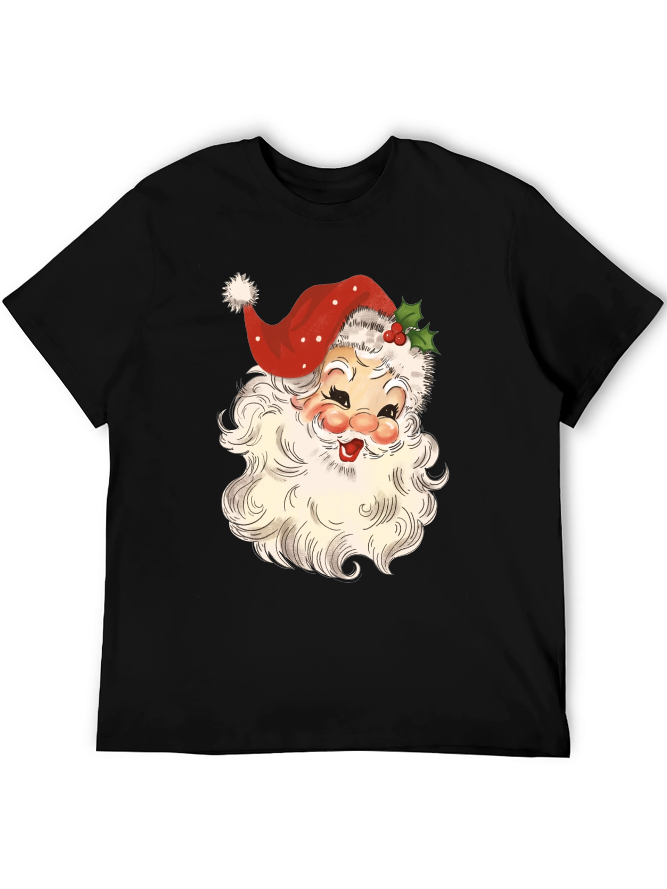 Retro Santa Claus Graphic Tee