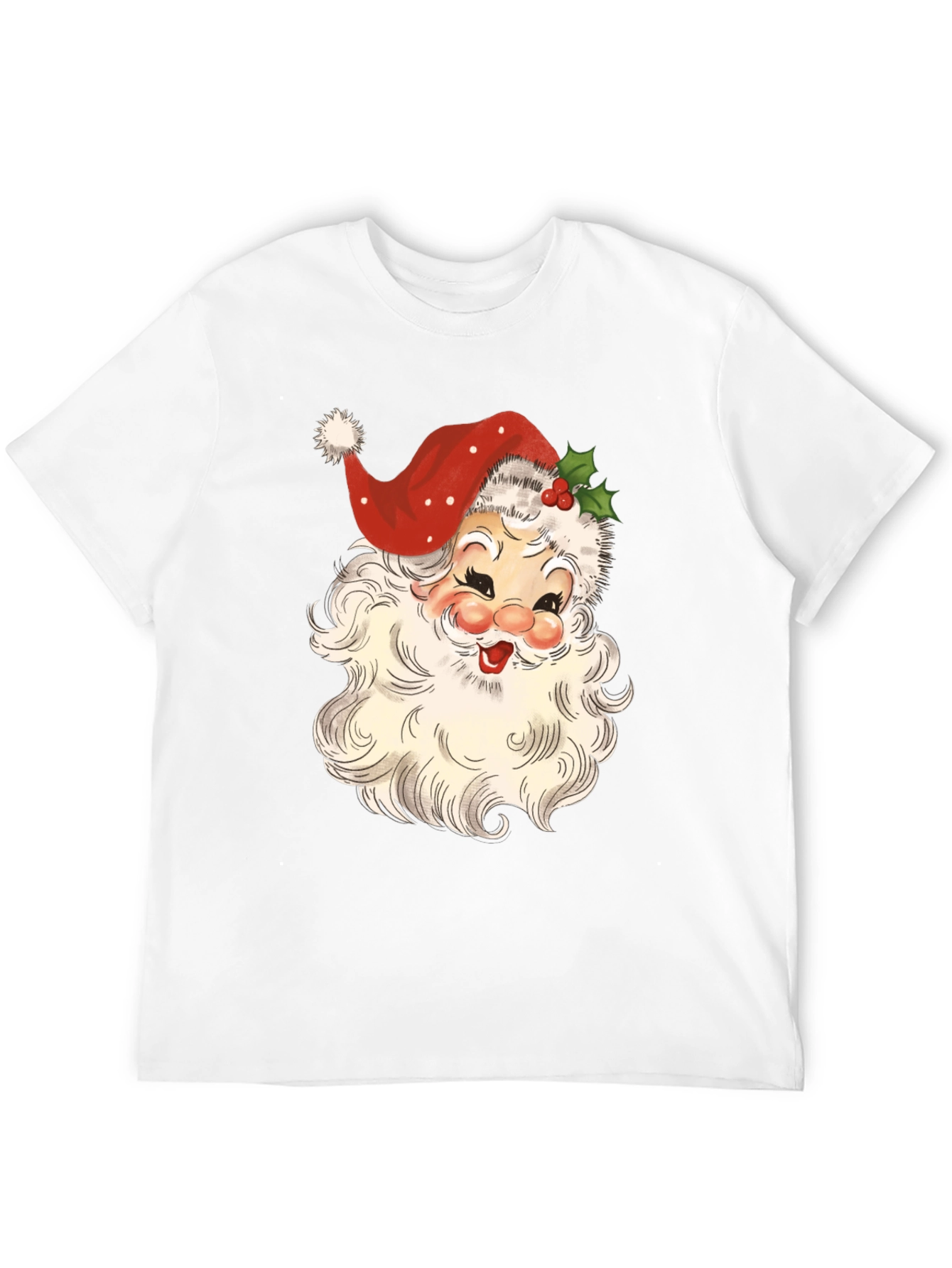 Retro Santa Claus Graphic Tee