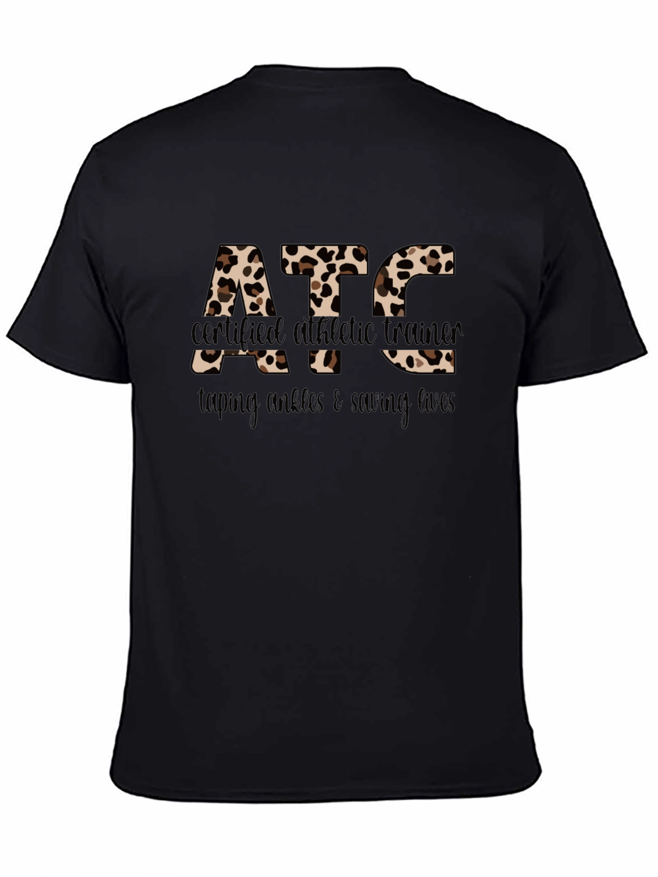 ATC Leopard Print Athletic Trainer T-Shirt