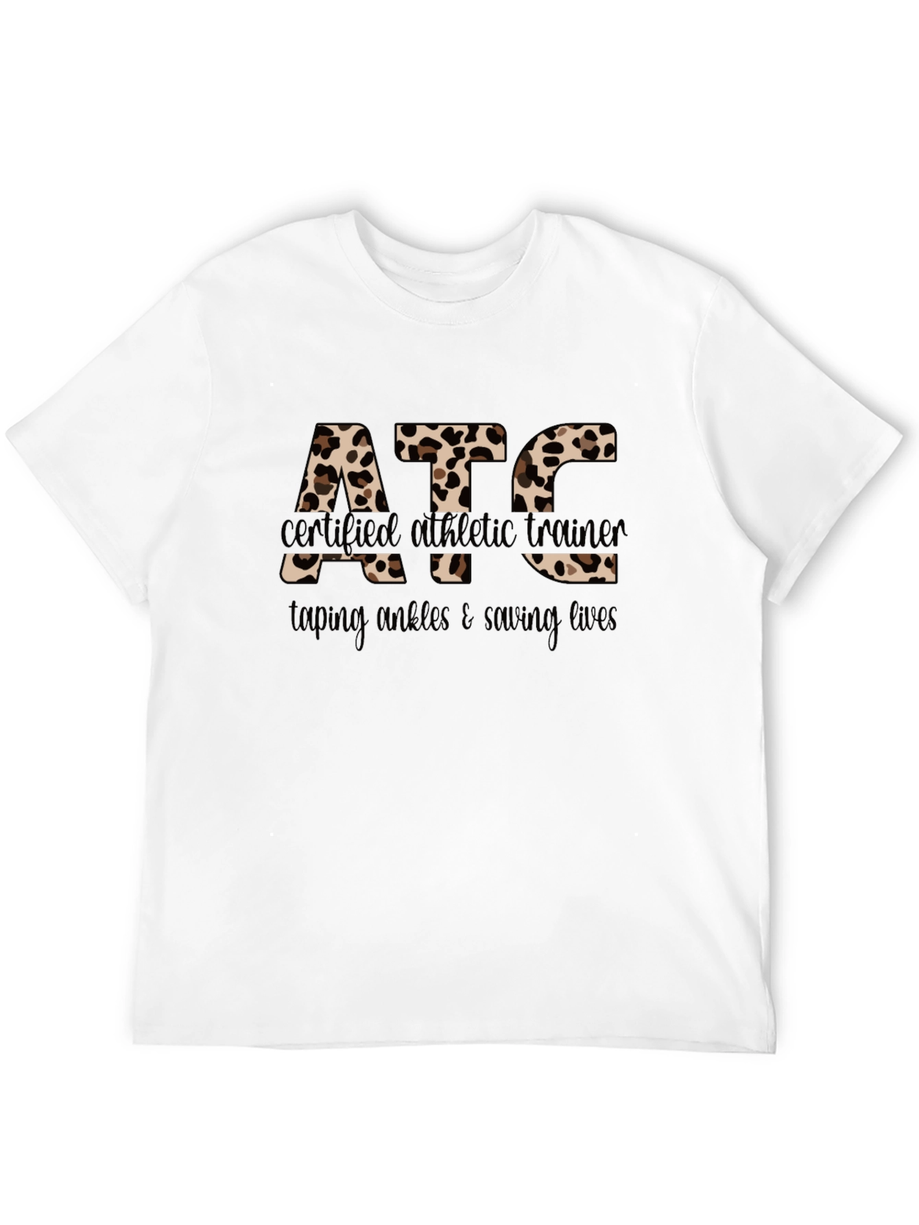 ATC Leopard Print Athletic Trainer T-Shirt