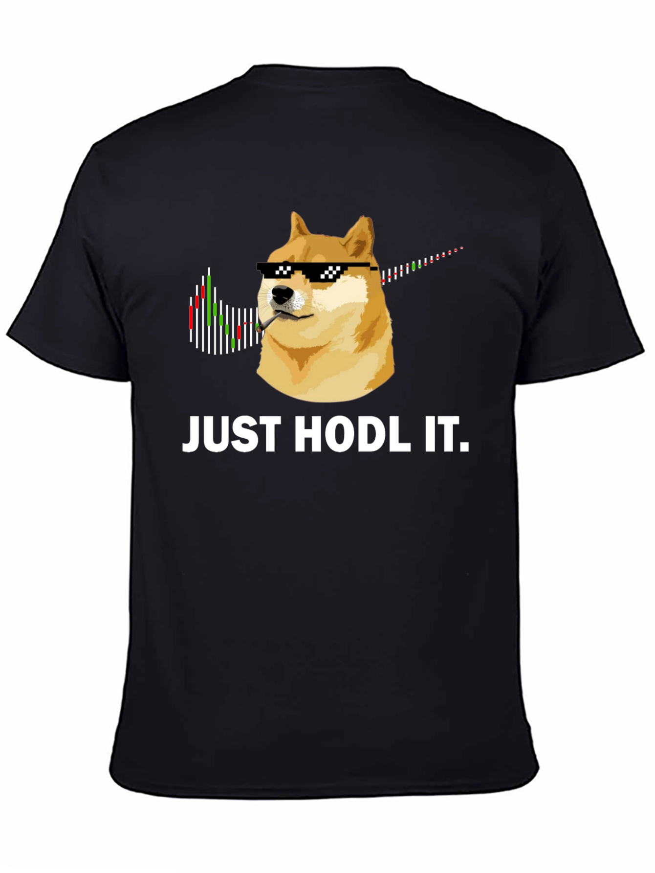 Just Hodl It Doge T-Shirt - Crypto Meme Tee