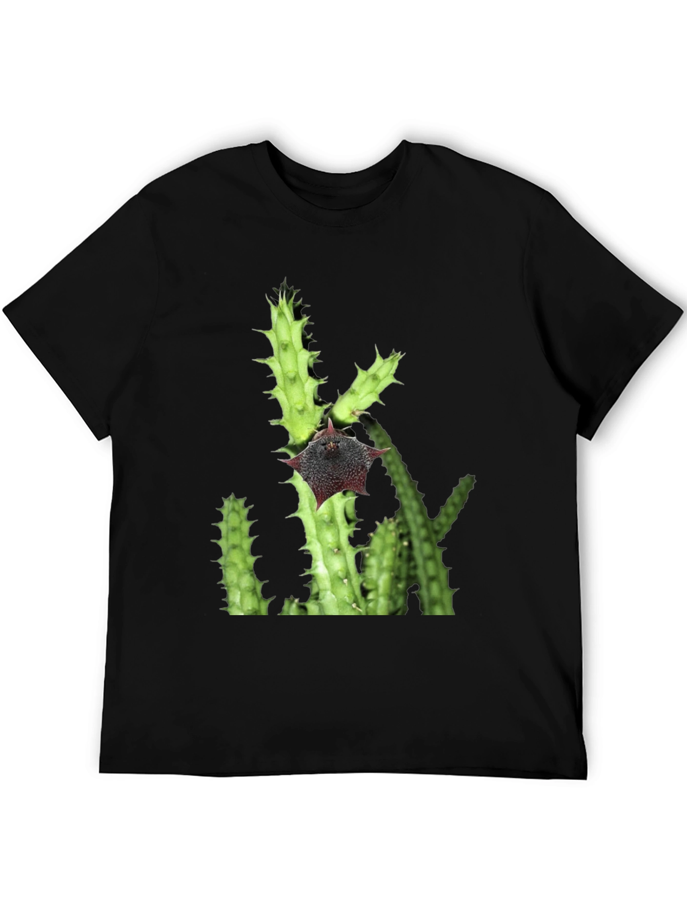 Cactus Flower Graphic T-Shirt