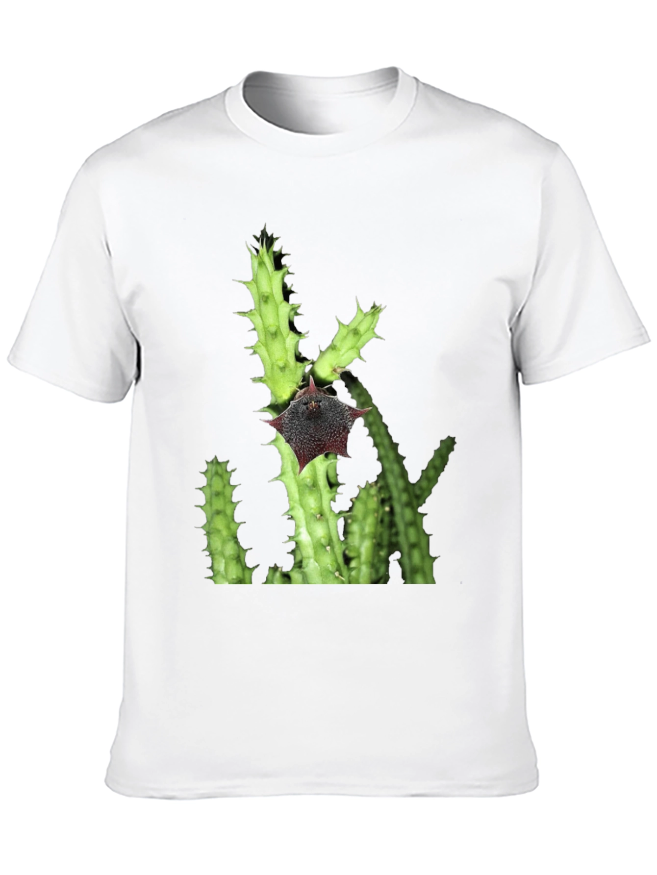 Cactus Flower Graphic T-Shirt