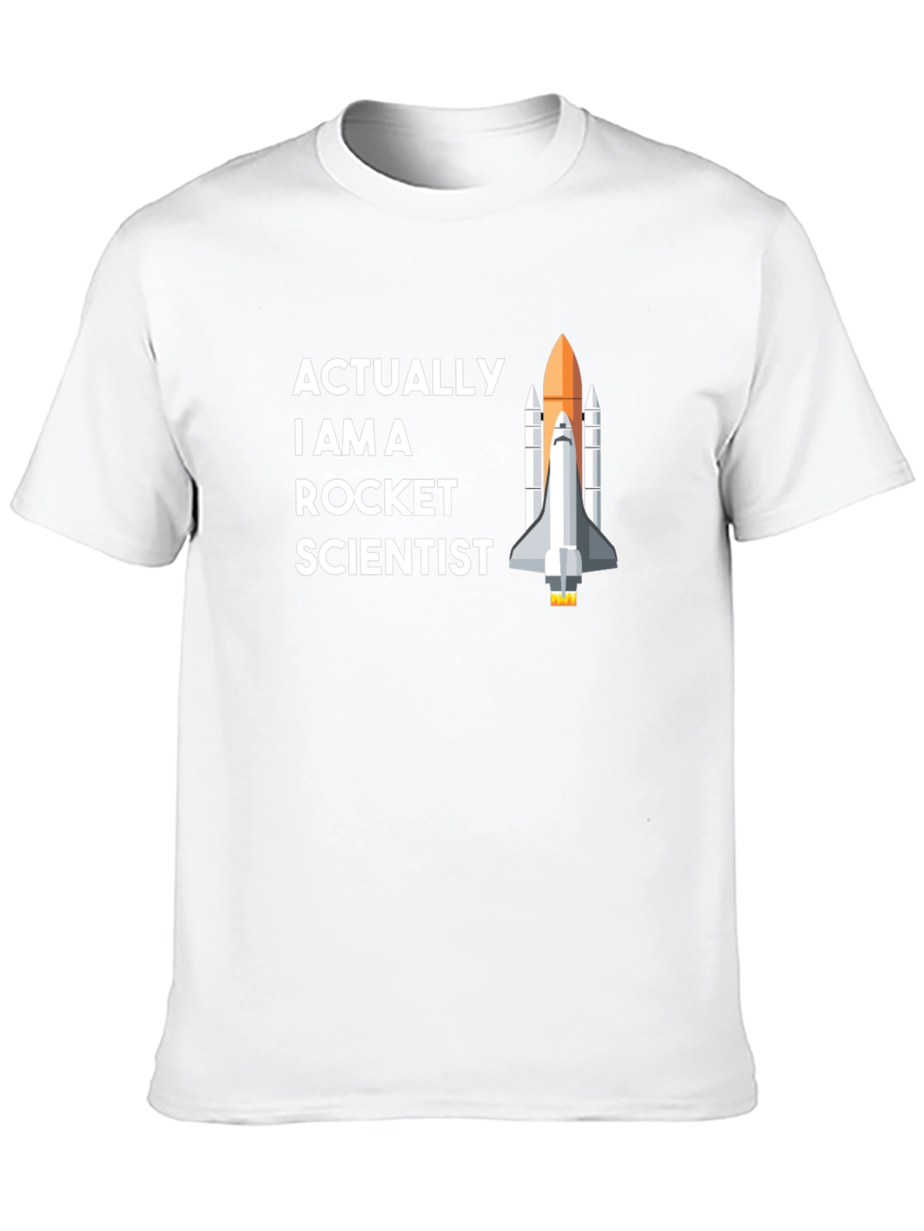 Rocket Scientist Graphic Tee - Space Humor T-Shirt