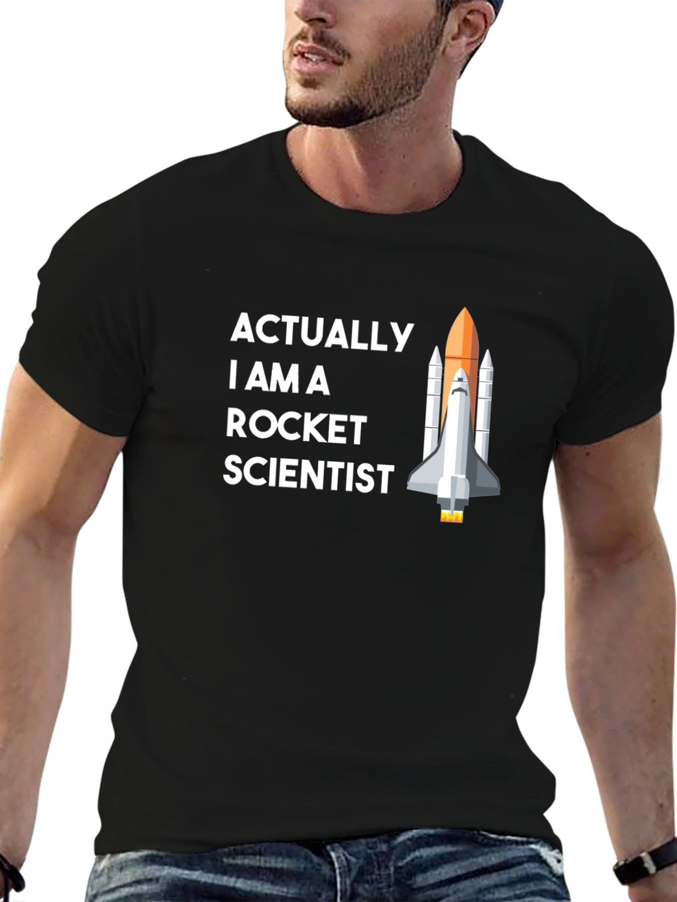 Rocket Scientist Graphic Tee - Space Humor T-Shirt