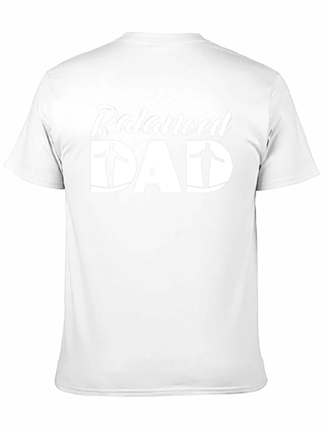 Balanced Dad Graphic Tee - Black Cotton T-Shirt