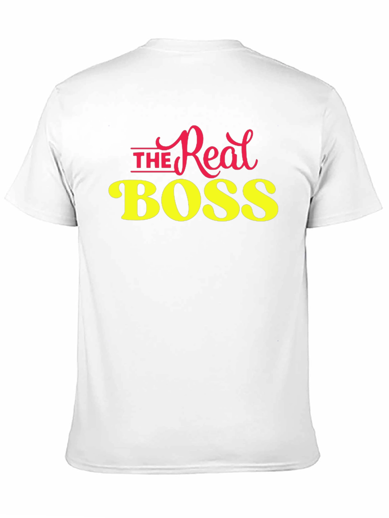 The Real Boss T-Shirt - Black Crew Neck Tee