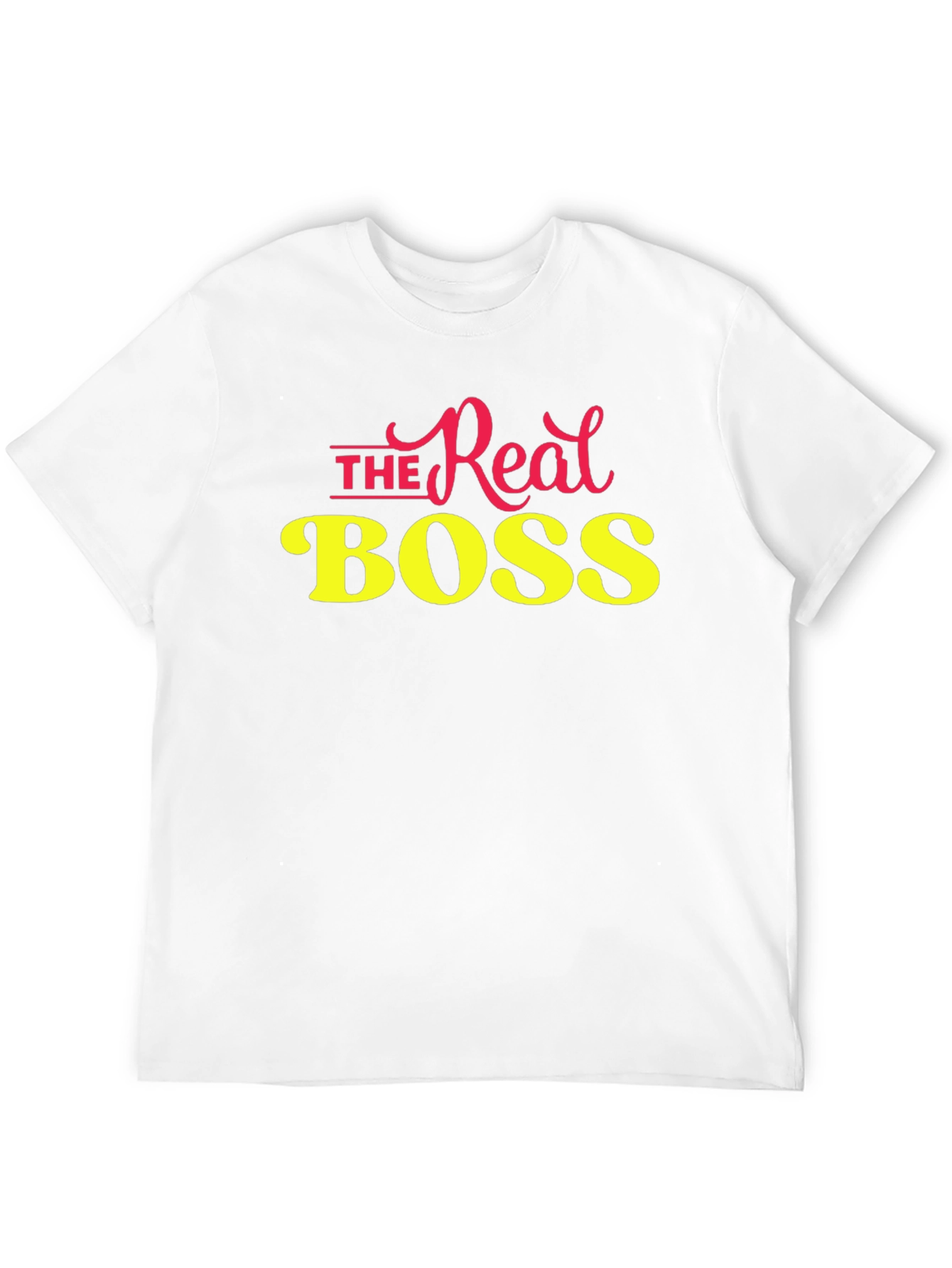 The Real Boss T-Shirt - Black Crew Neck Tee