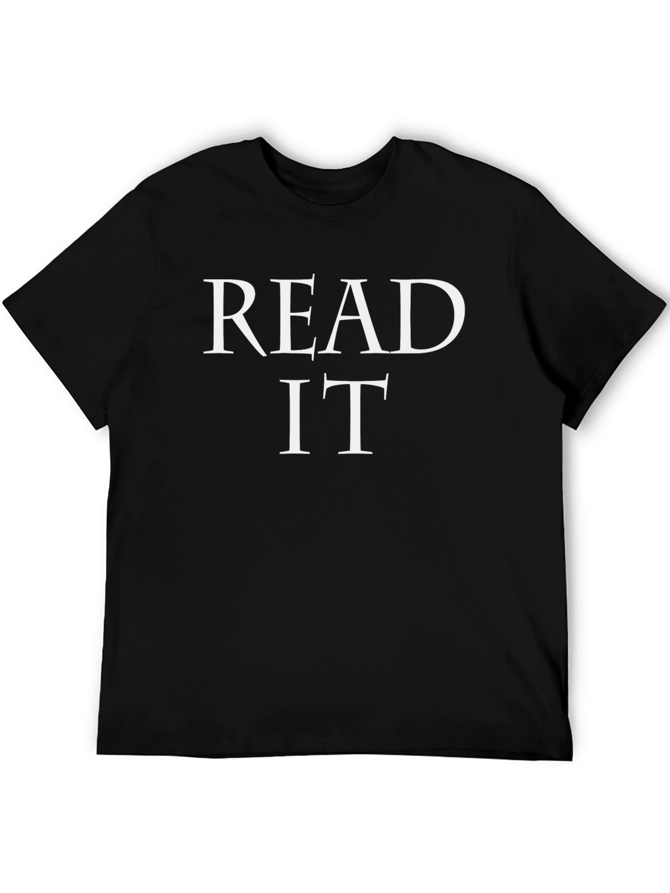 Read It T-Shirt - Stylish Novelty Tee