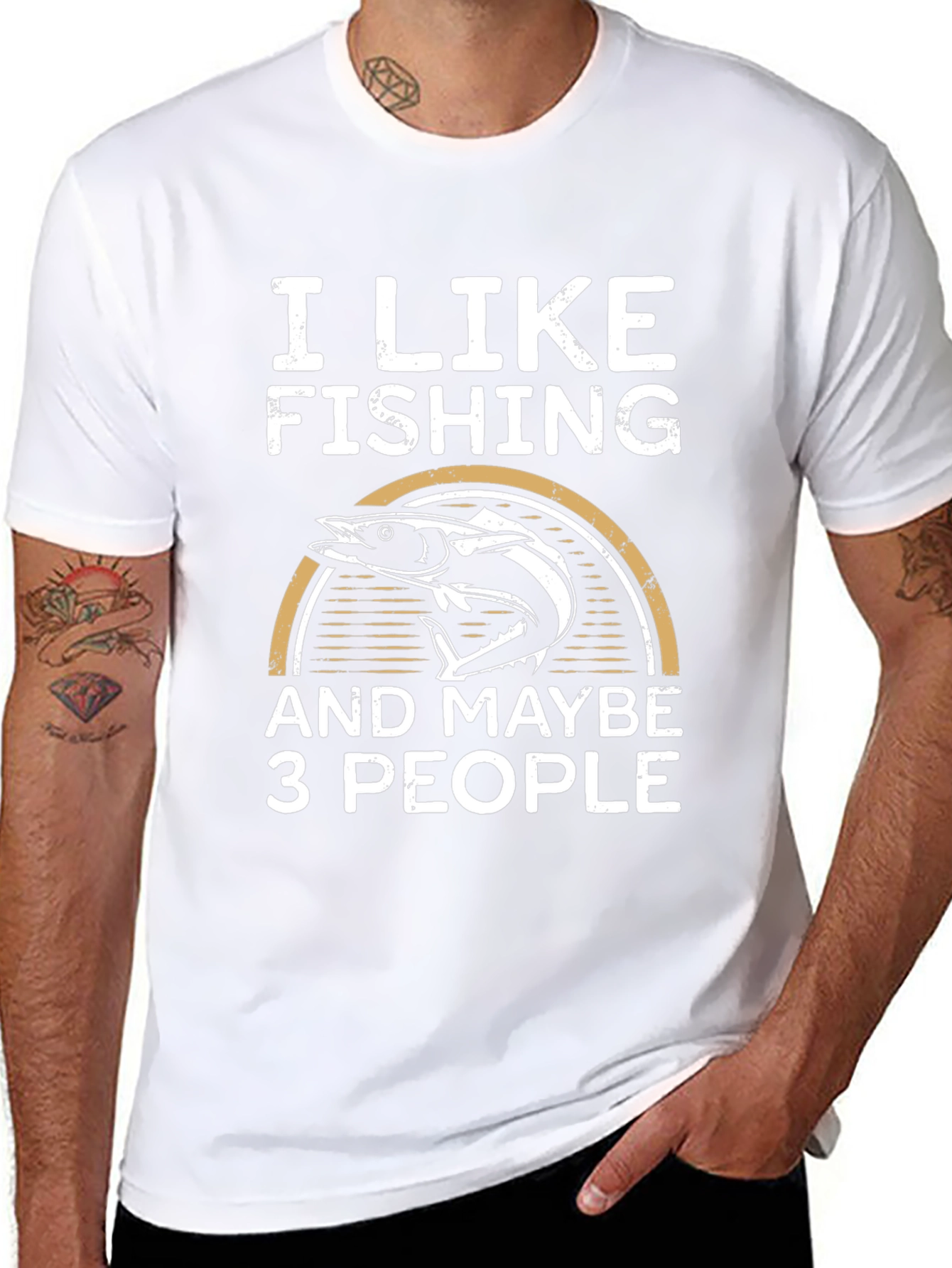 I Like Fishing T-Shirt - Funny Angler Tee