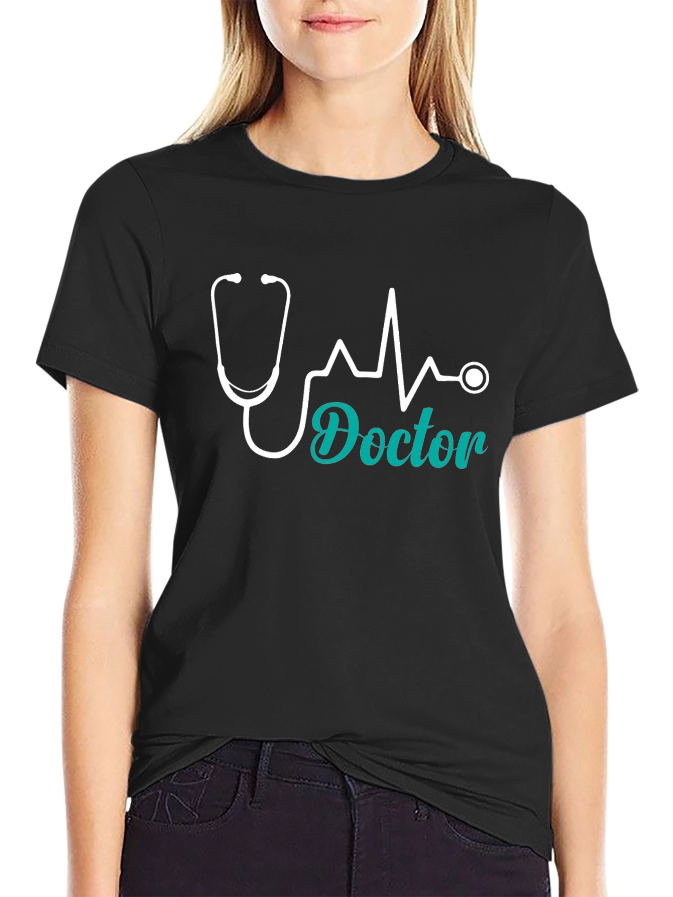 Doctor Stethoscope Heartbeat T-Shirt - Medical Professional