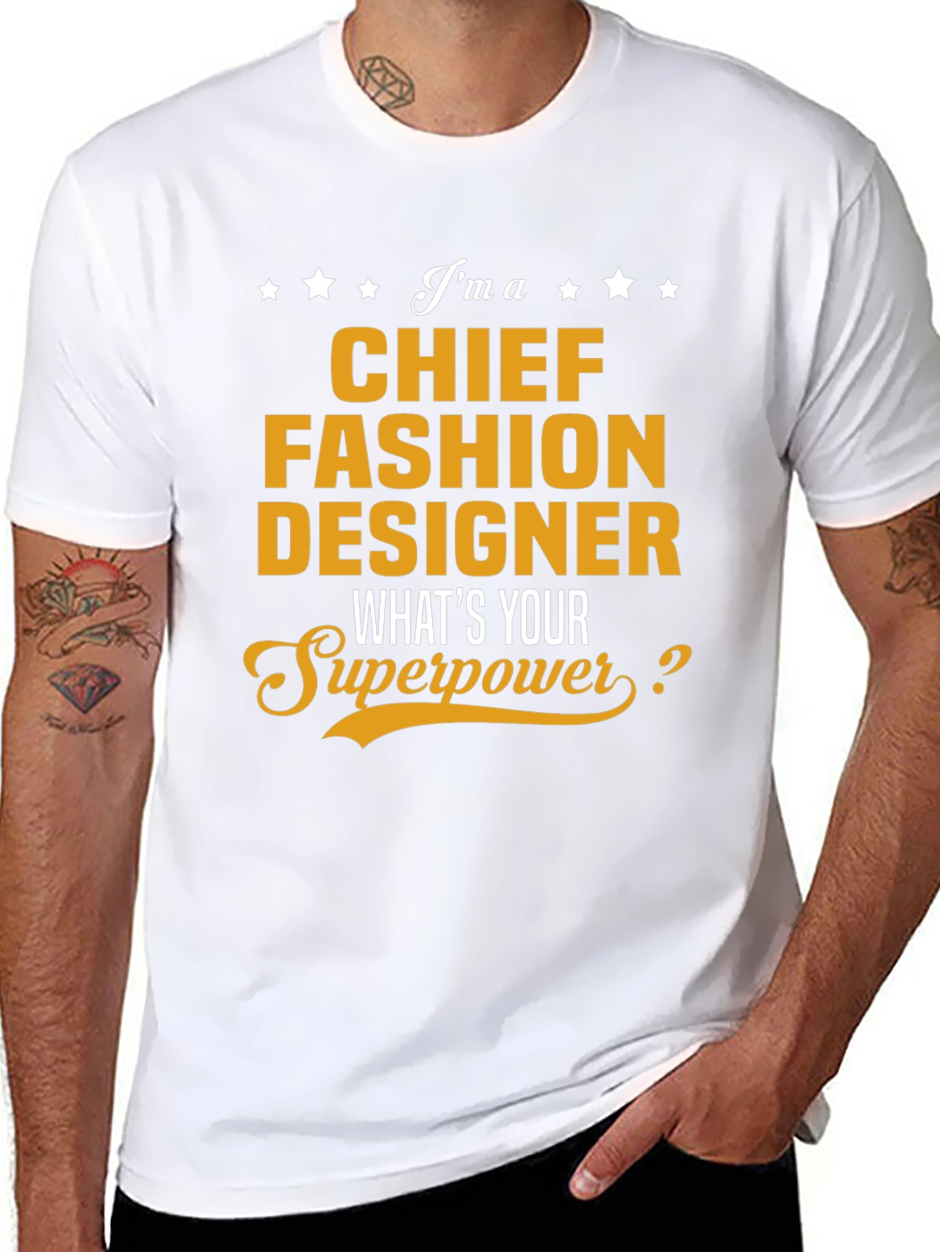 Chief Fashion Designer T-Shirt - Whats Your Superpower?